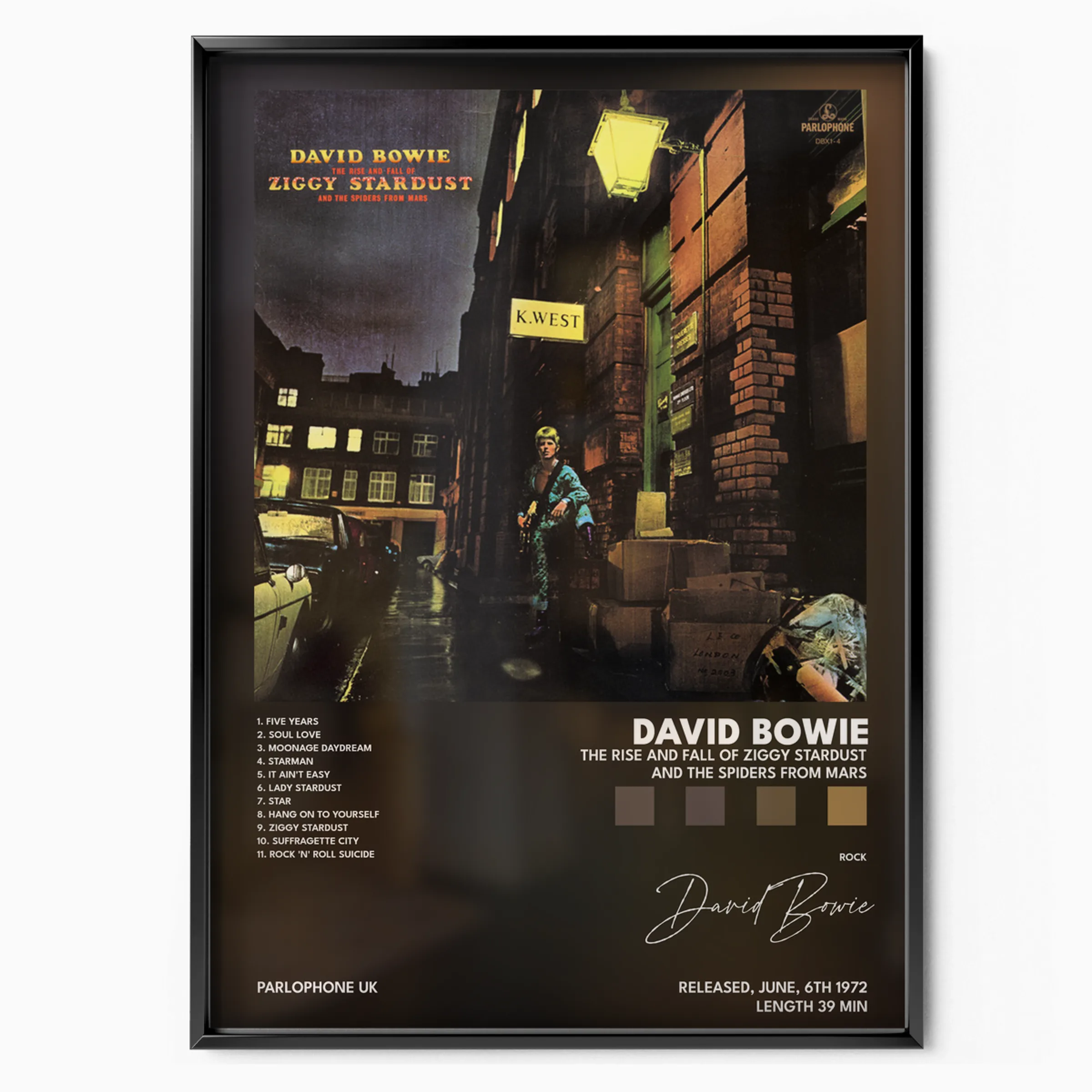 The Rise and Fall of Ziggy Stardust and the Spiders from Mars poster