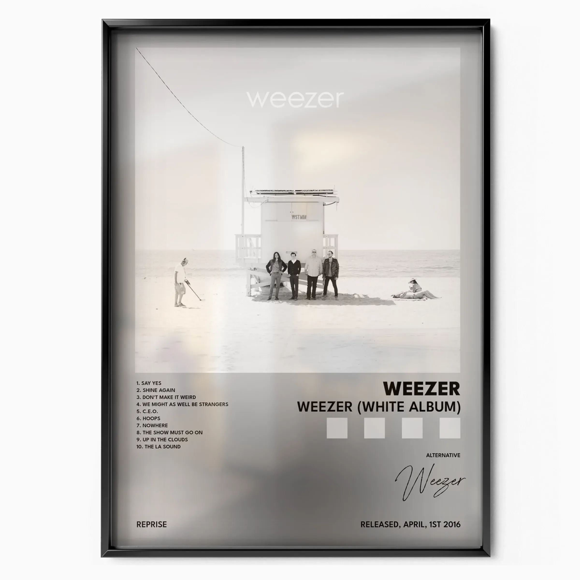 Weezer (White Album) poster