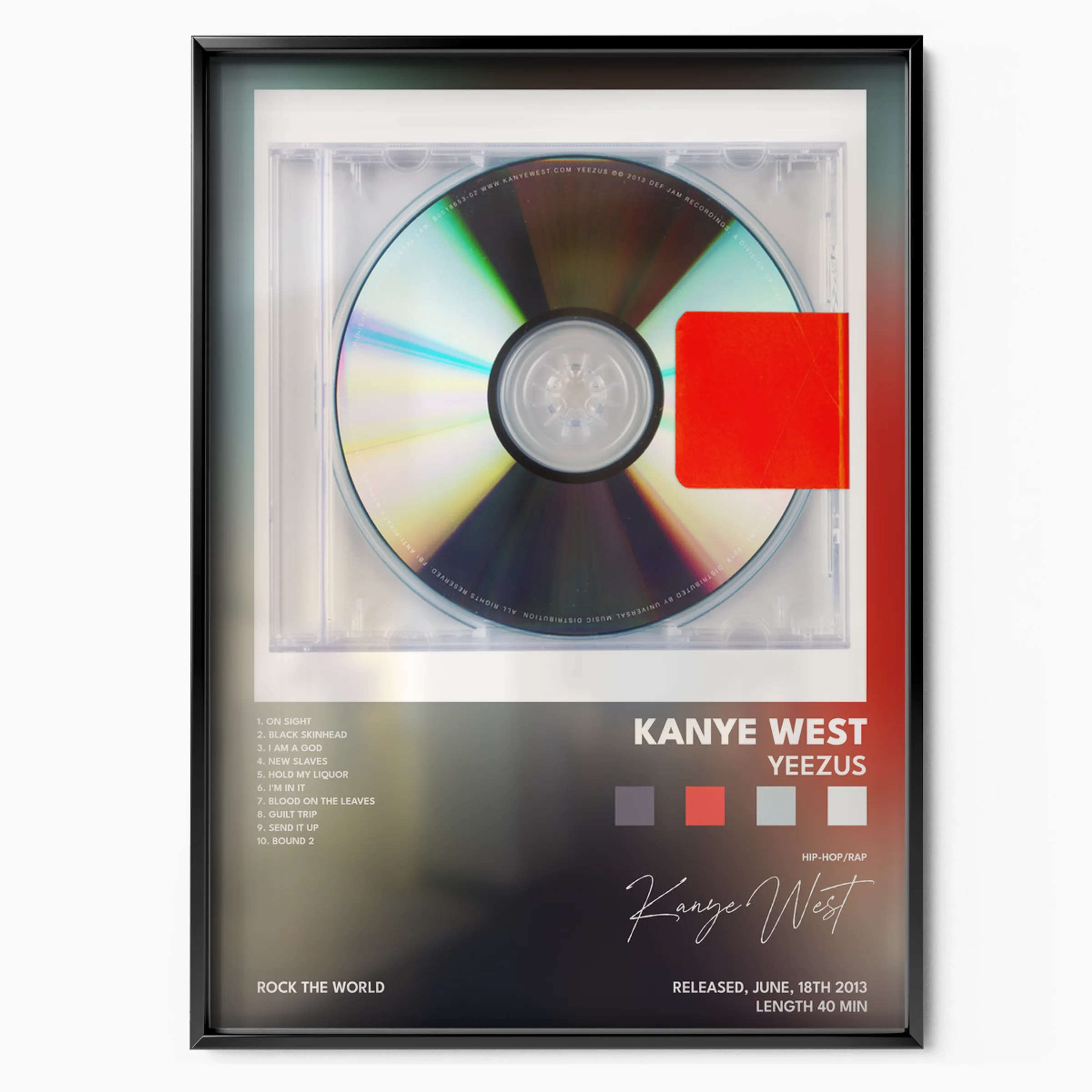 Yeezus Album poster