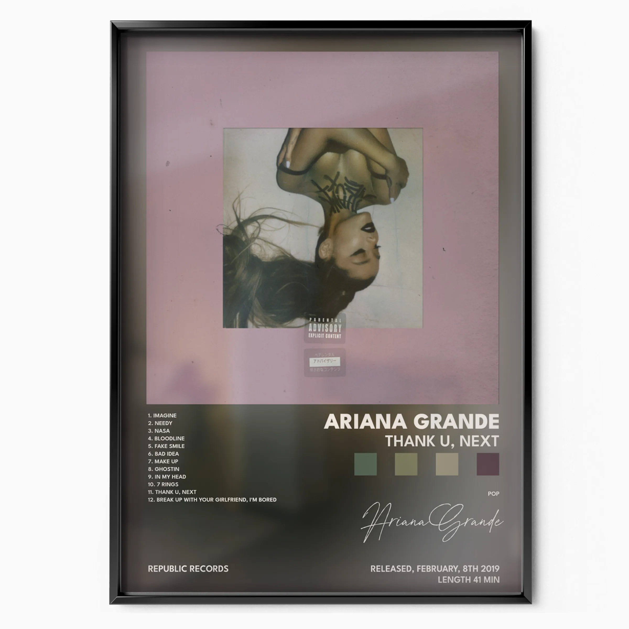 Thank U, Next poster