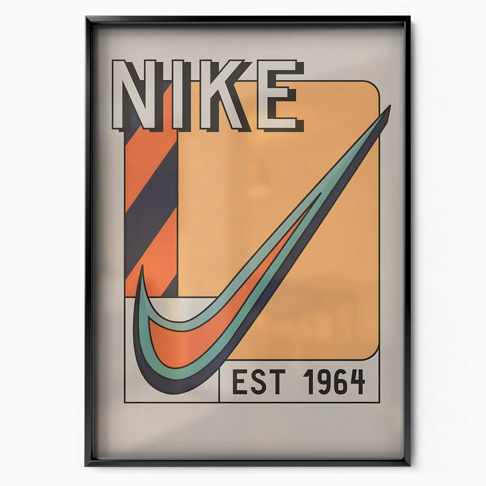 Vintage 1964 Orange poster