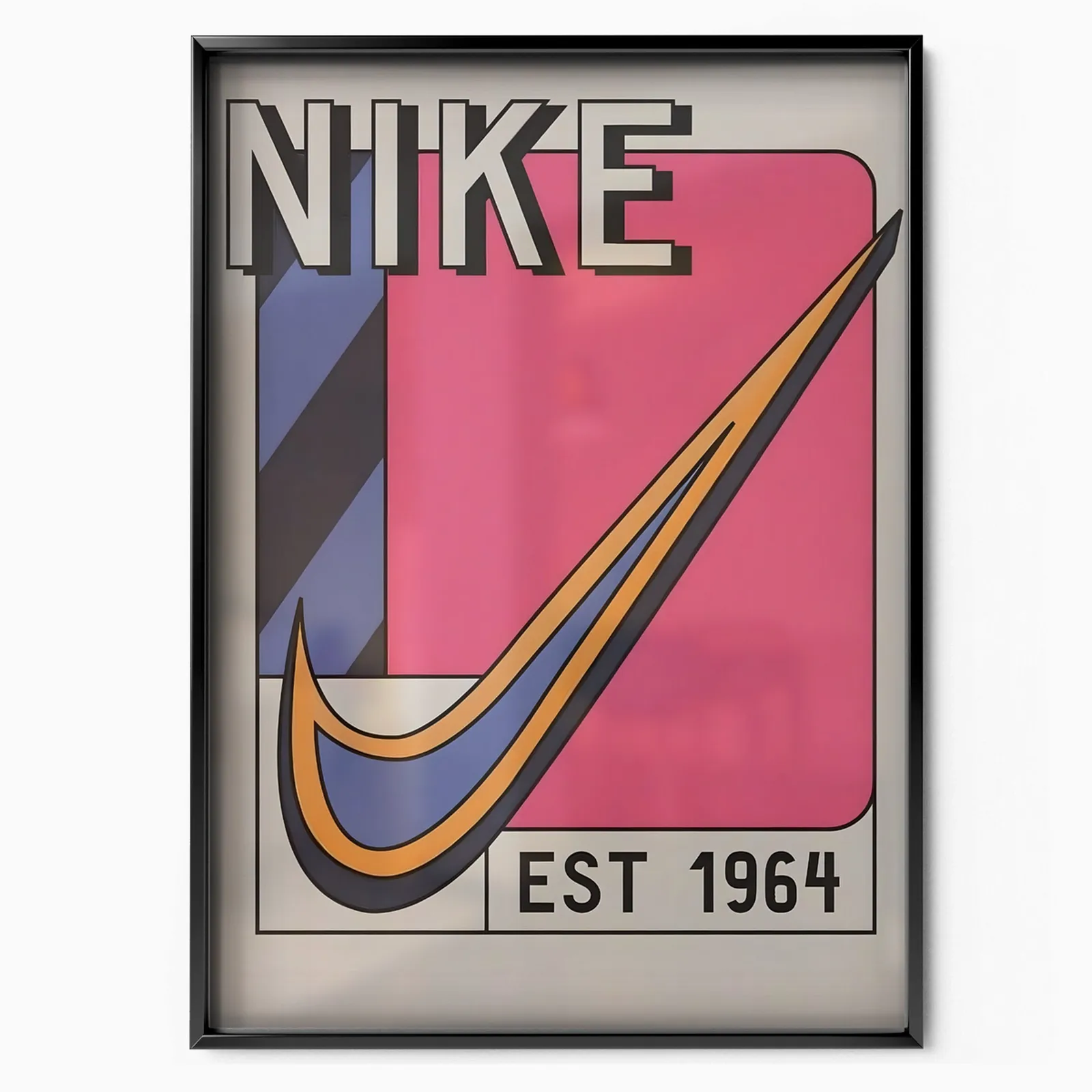 Vintage 1964 Pink poster