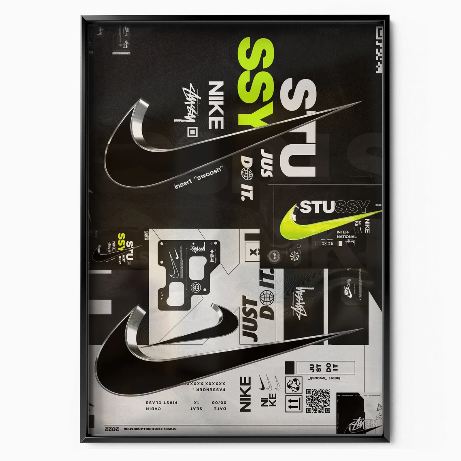 Nike „Wstawka” poster, museum grade matte print