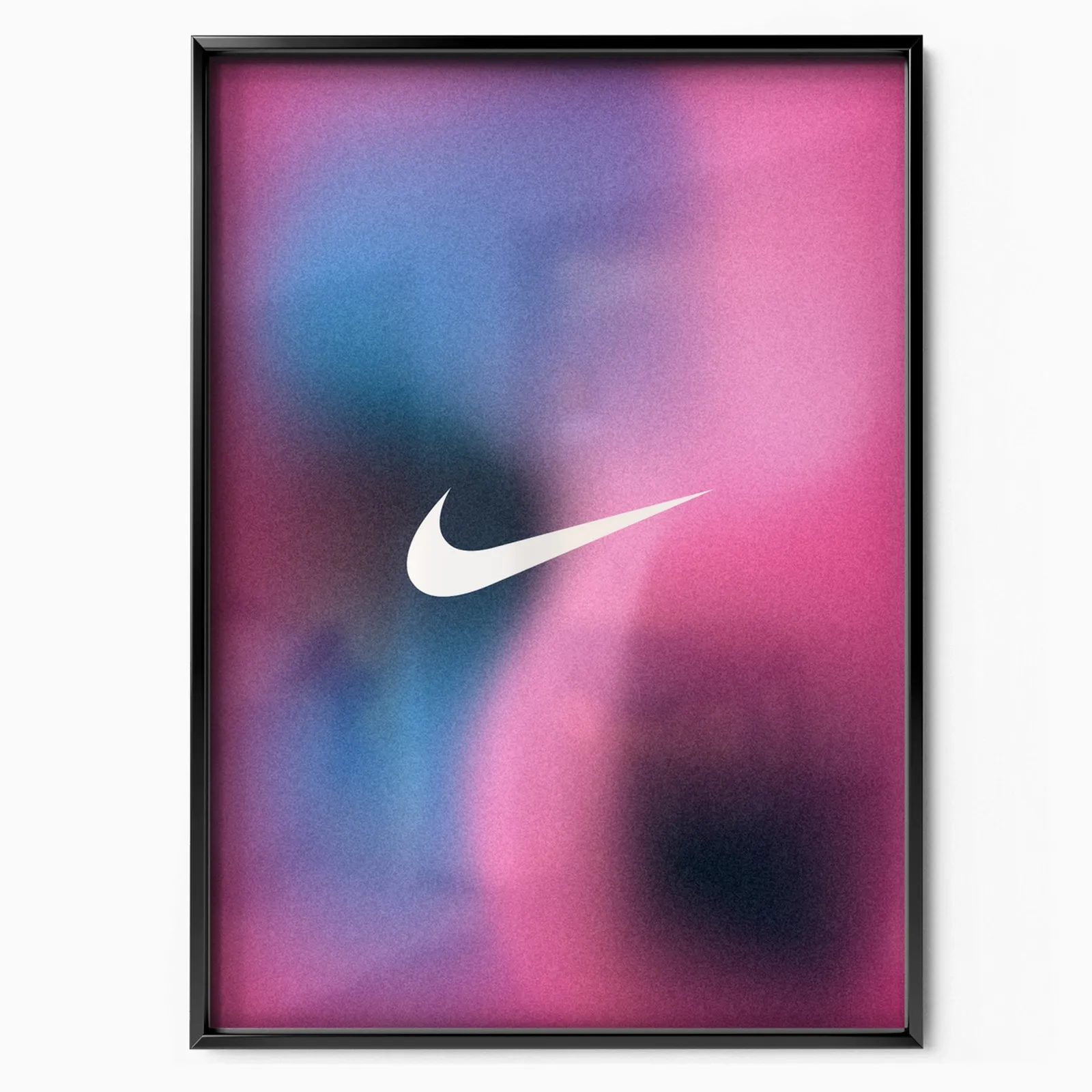 Nike Blur Różowy poster, museum grade matte print