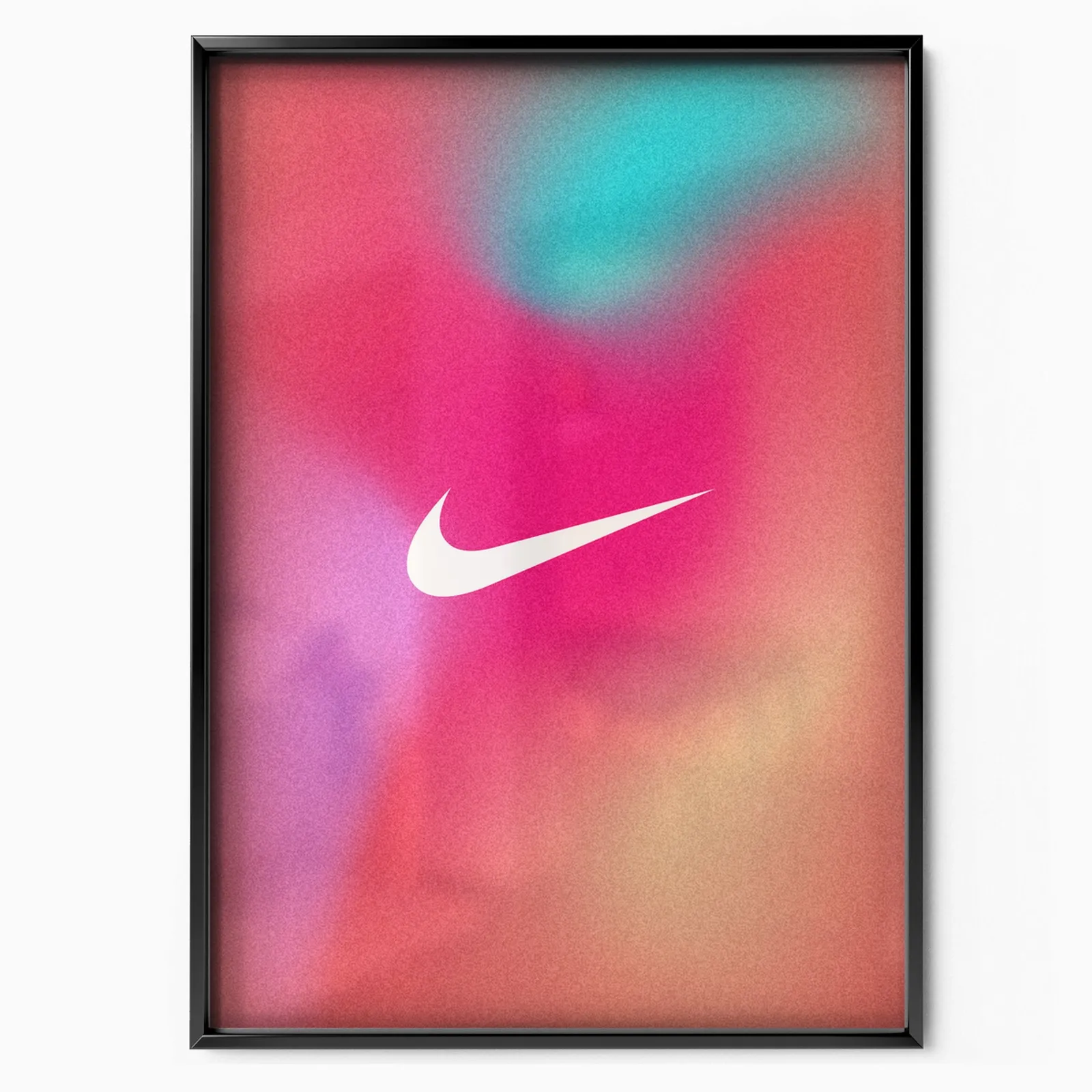 Blur Czerwony poster, museum grade matte print