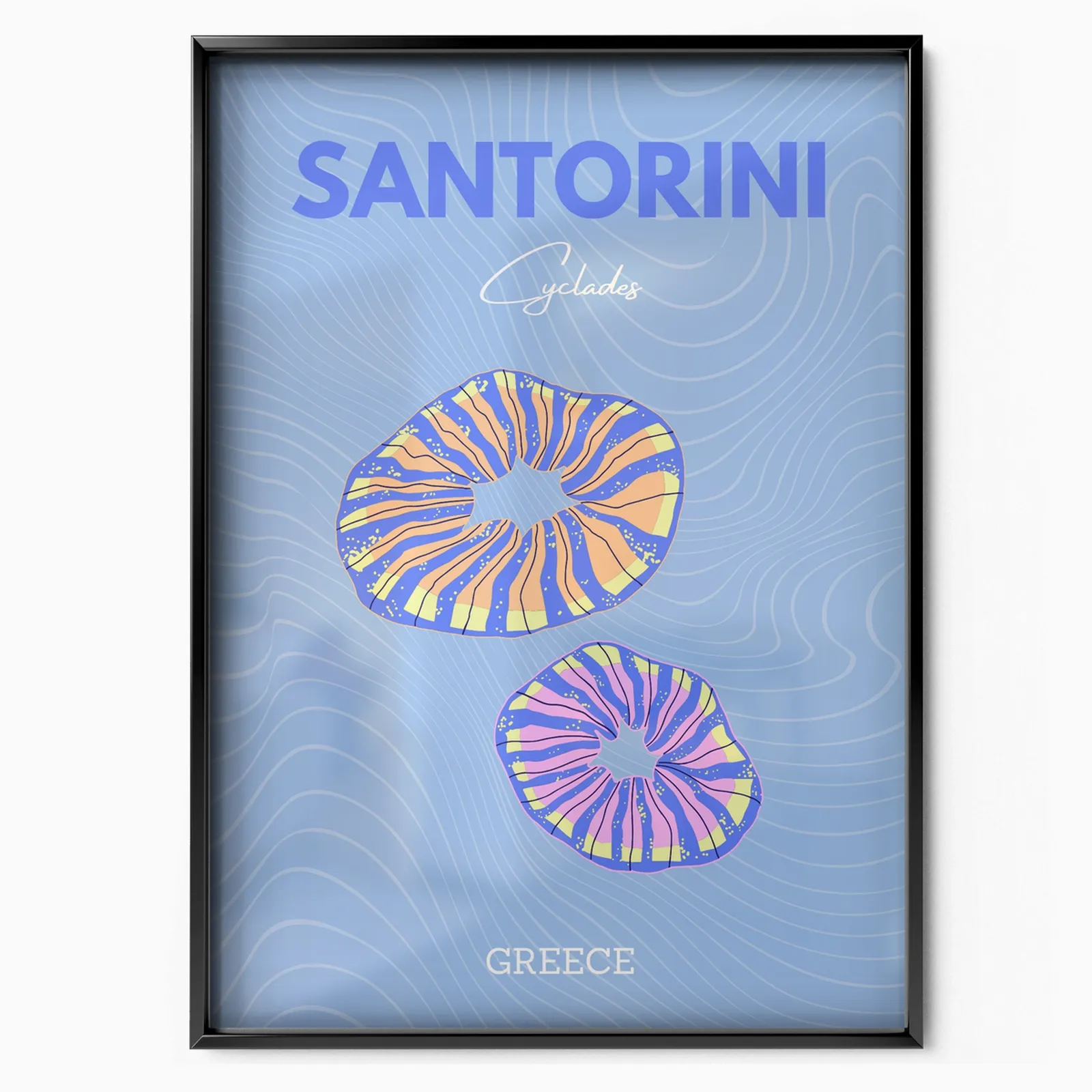 Santorini poster
