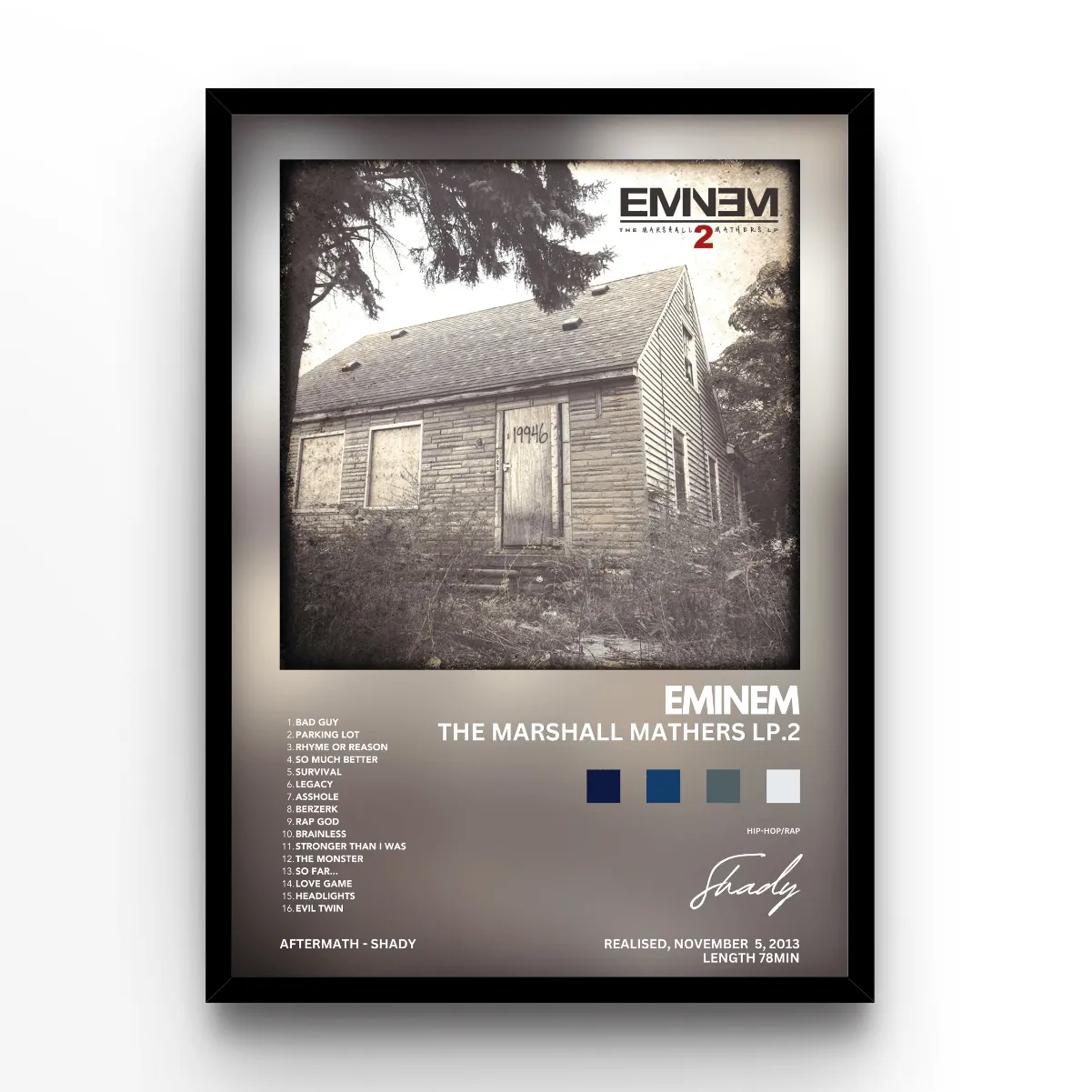 The Marshall Mathers poster, museum grade matte print