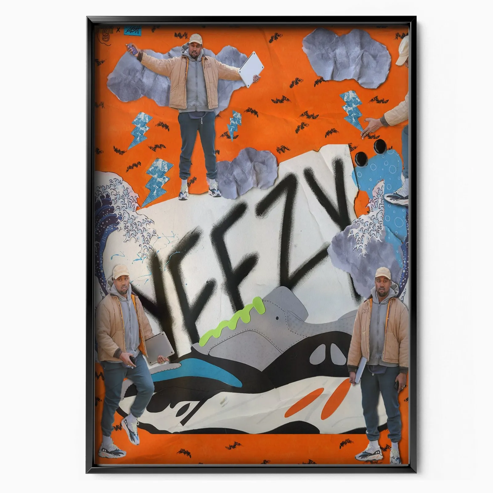 Kanye West x Yeezy poster, museum grade matte print