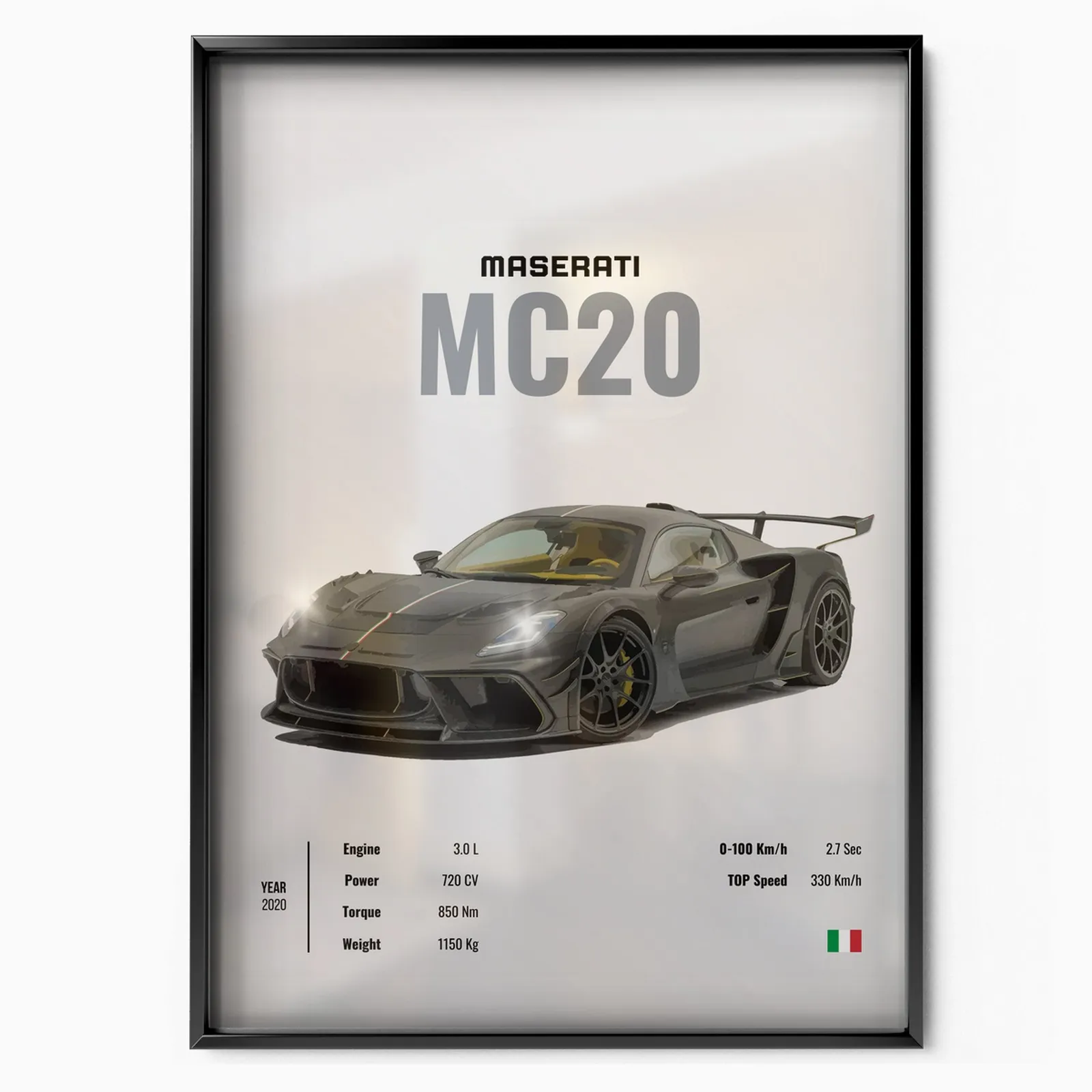 Maserati MC20 poster