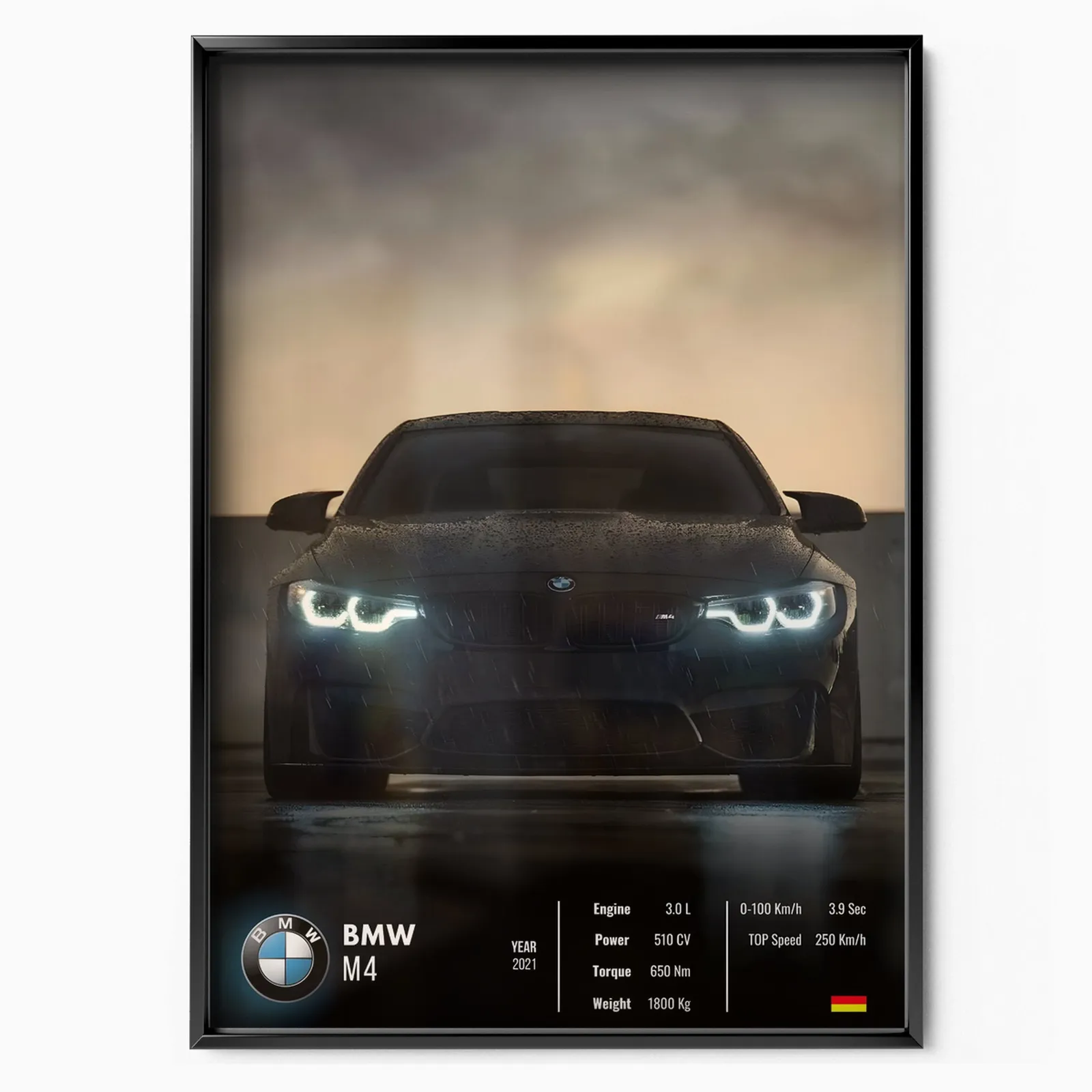 BMW M4 Collector poster