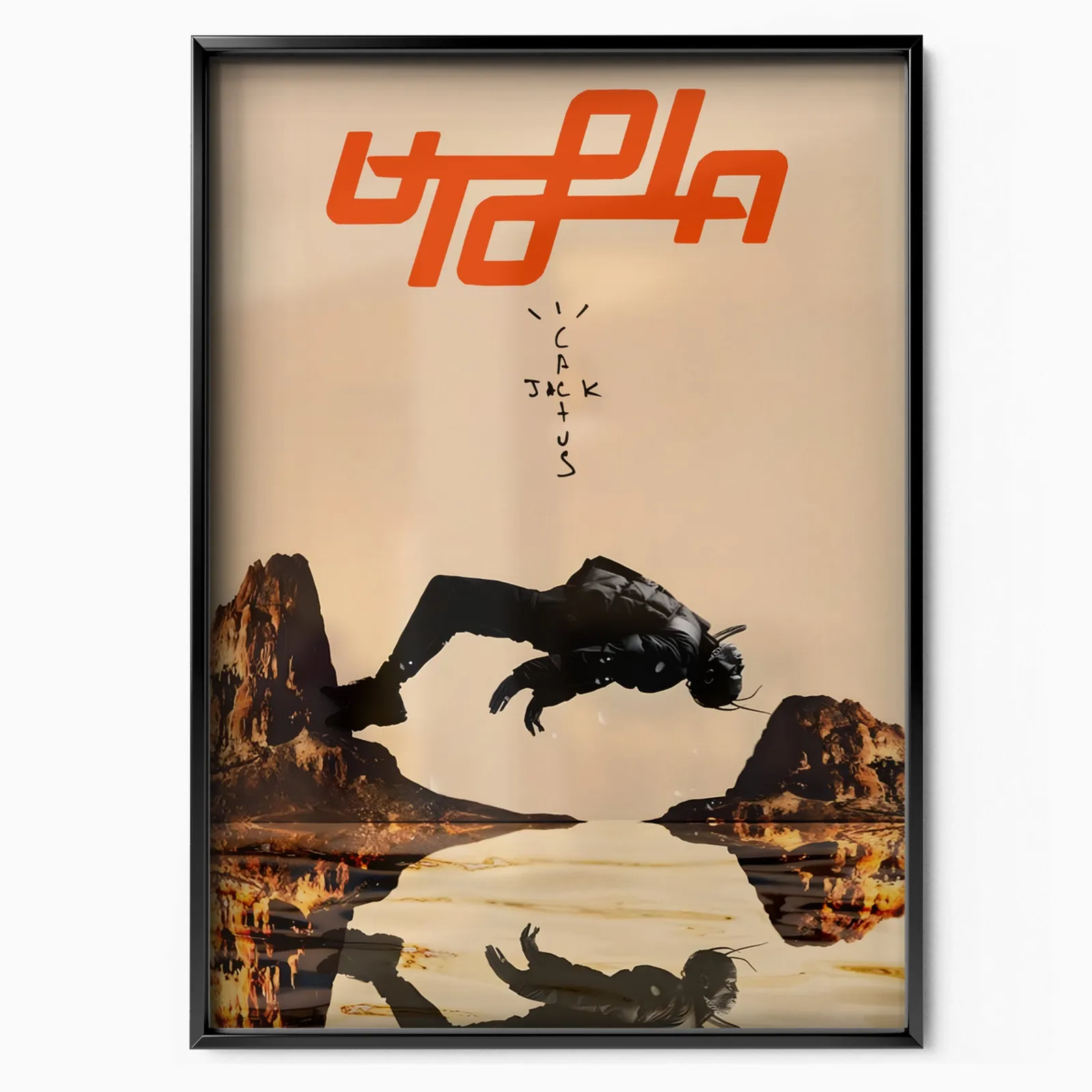 Copertina di Travis Scott Utopia poster, museum grade matte print