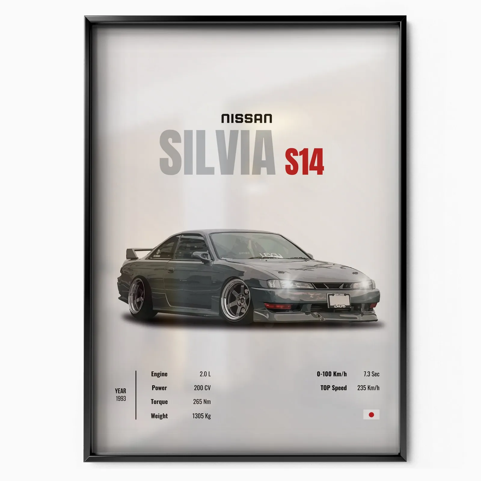 Nissan Silvia S14 poster