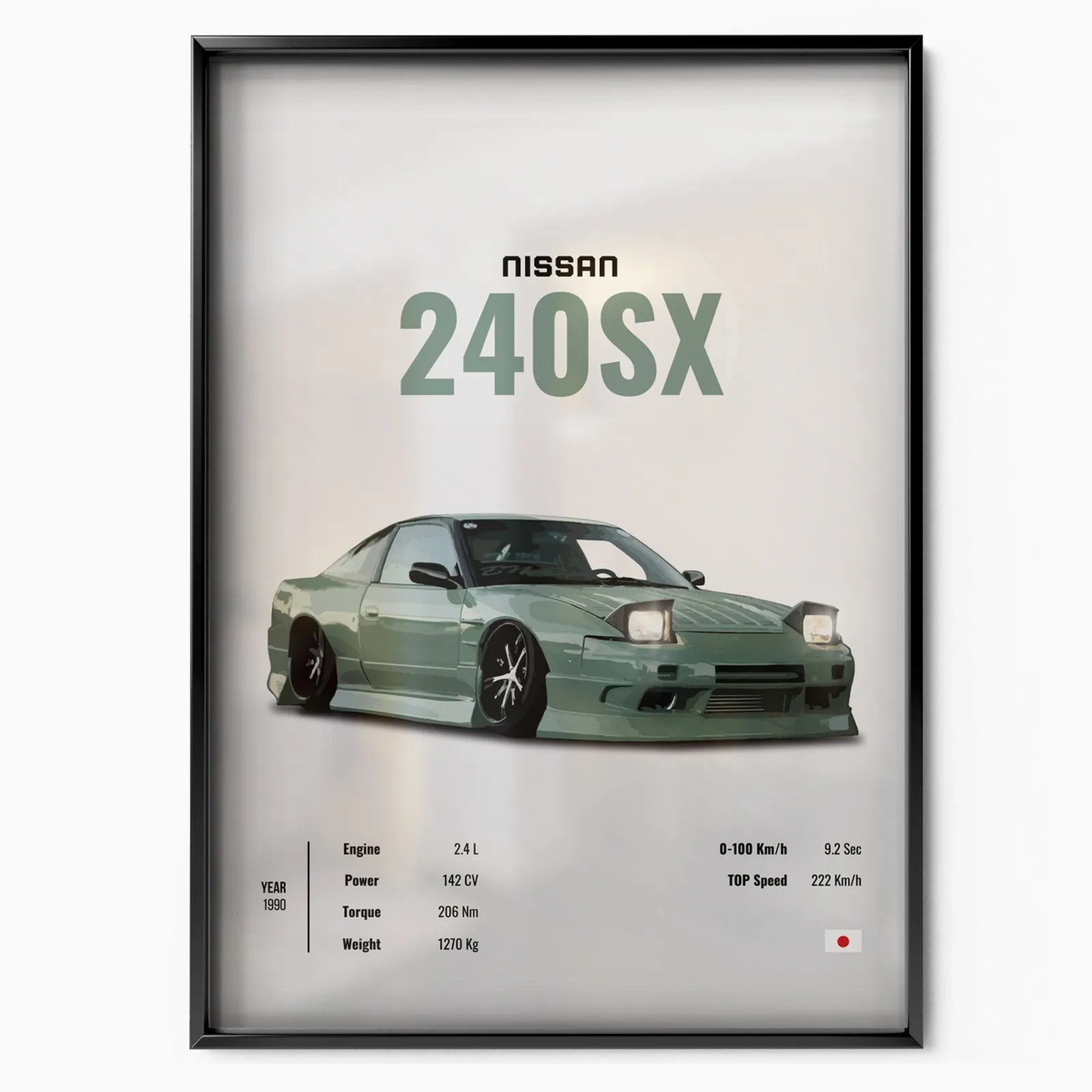 Nissan 240SX poster