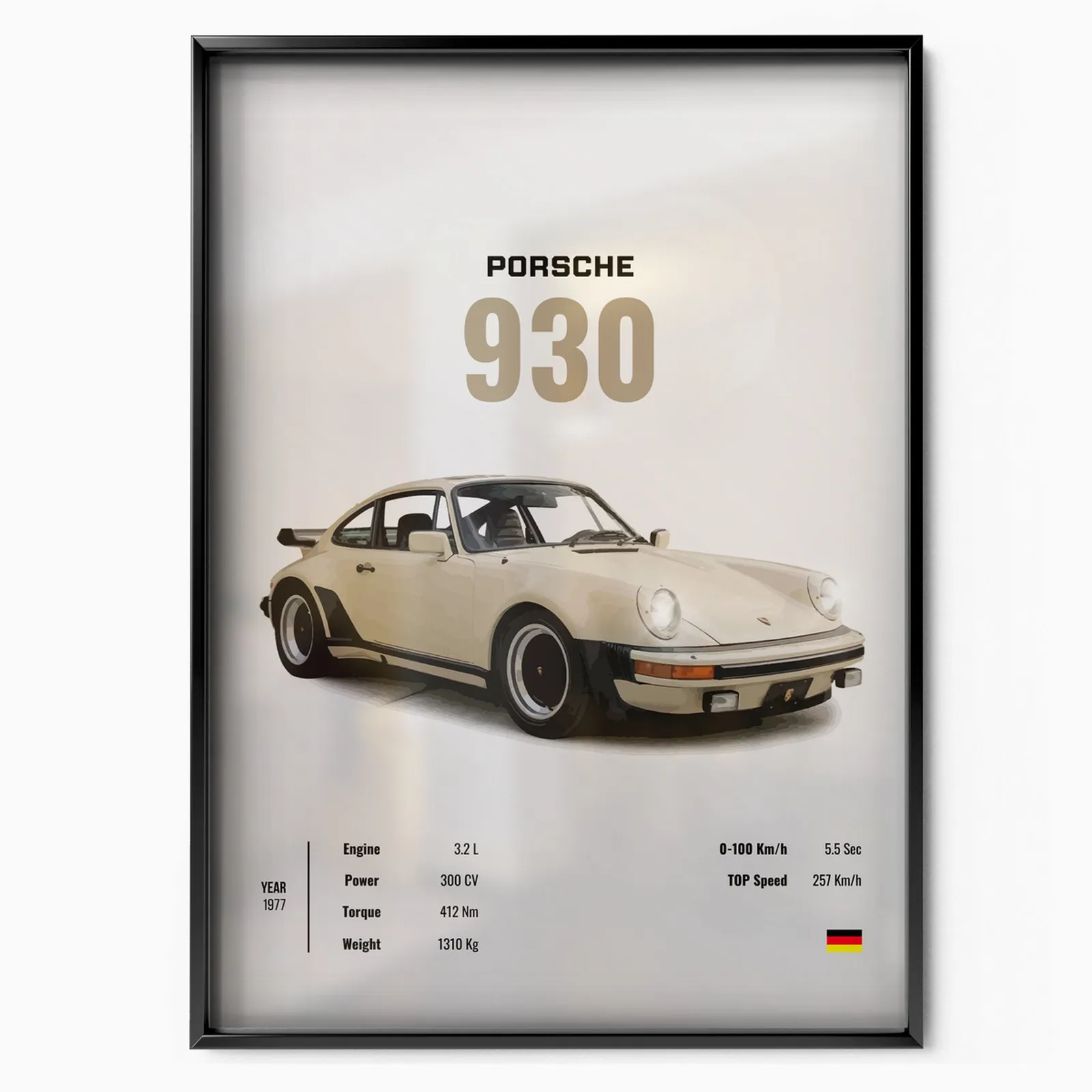 Porsche 930 Turbo poster