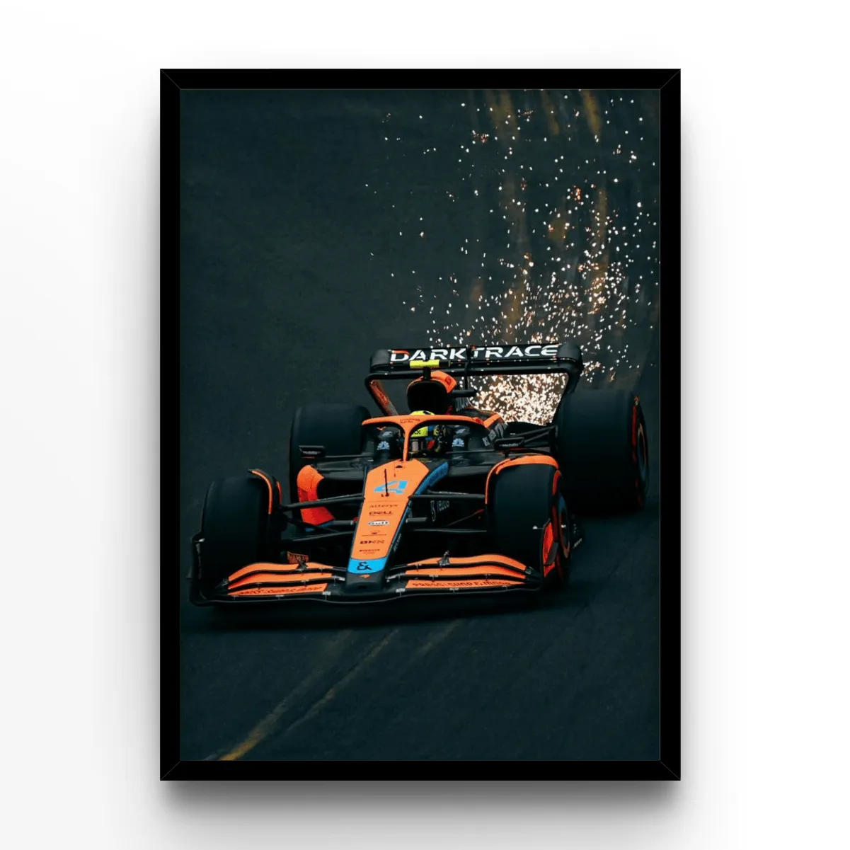 Checkered Flag poster, museum grade matte print