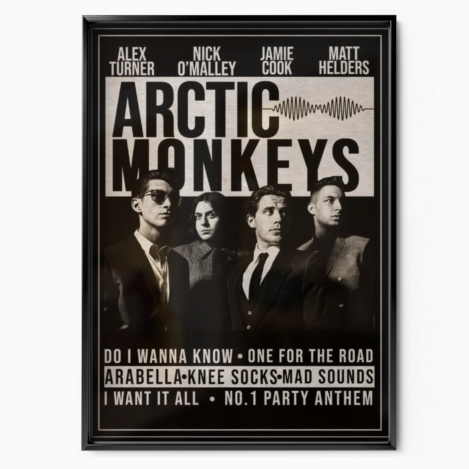 B&W Portrait poster, museum grade matte print
