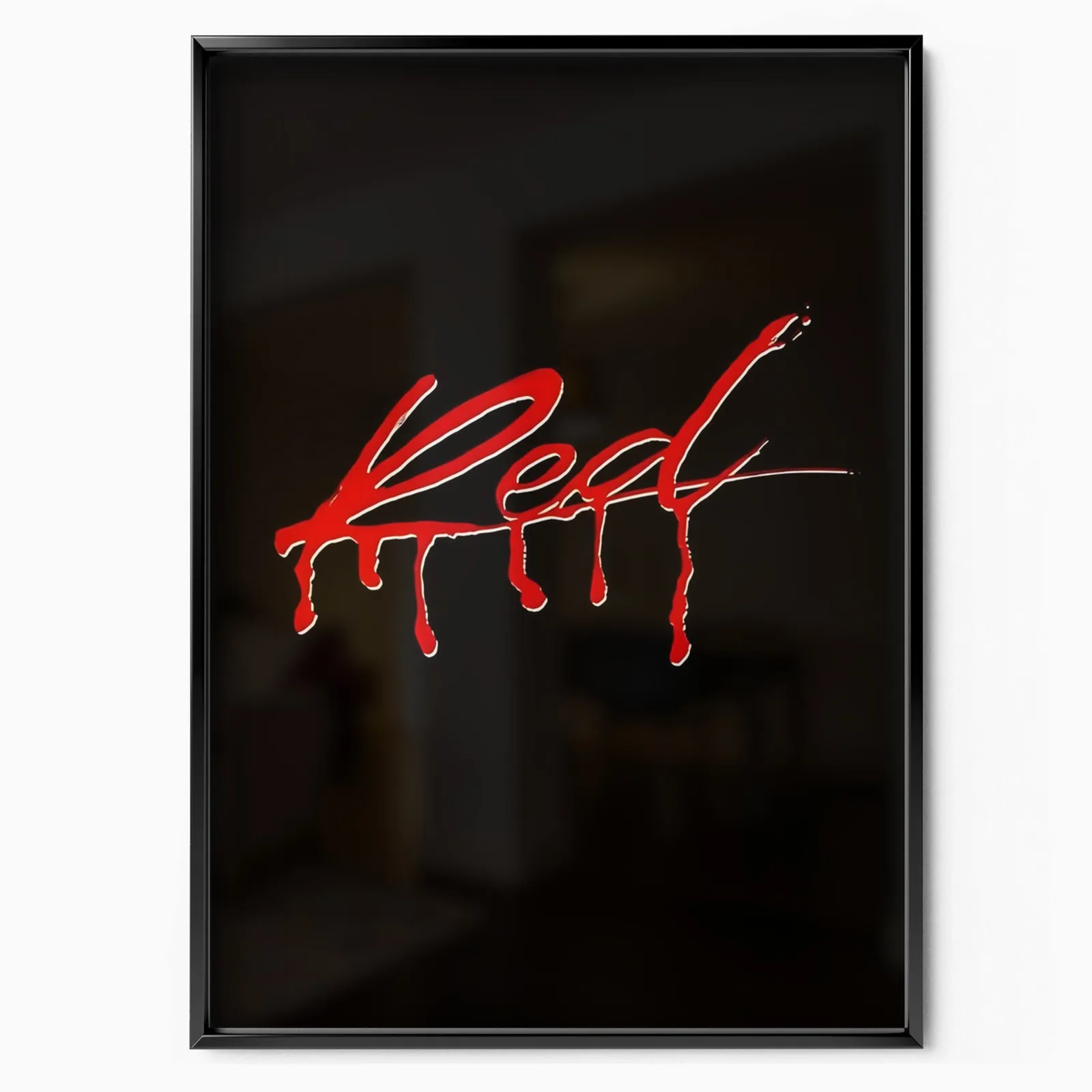 Playboi Carti Red Logo poster, museum grade matte print