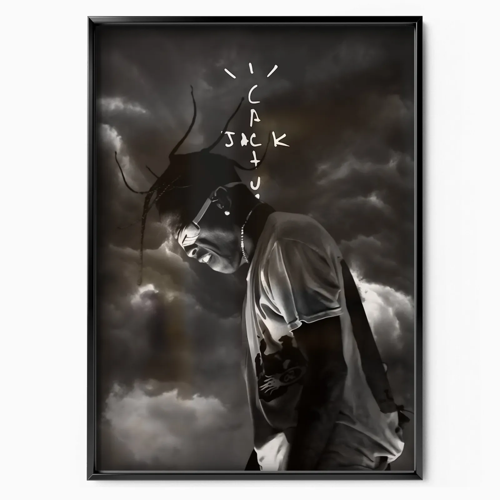B&W Portrait poster, museum grade matte print