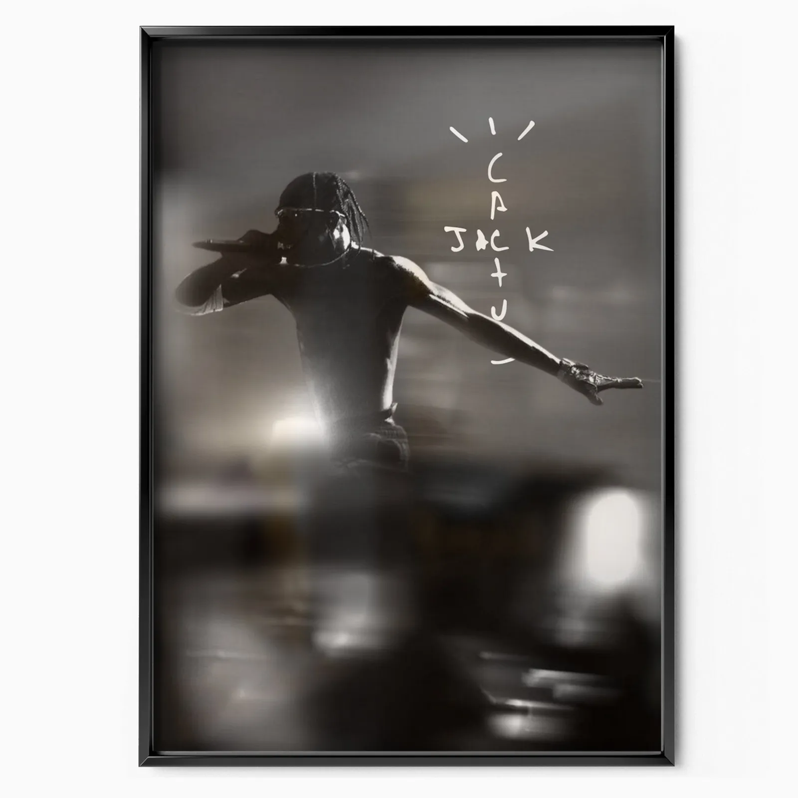 Travis Scott Blur poster, museum grade matte print