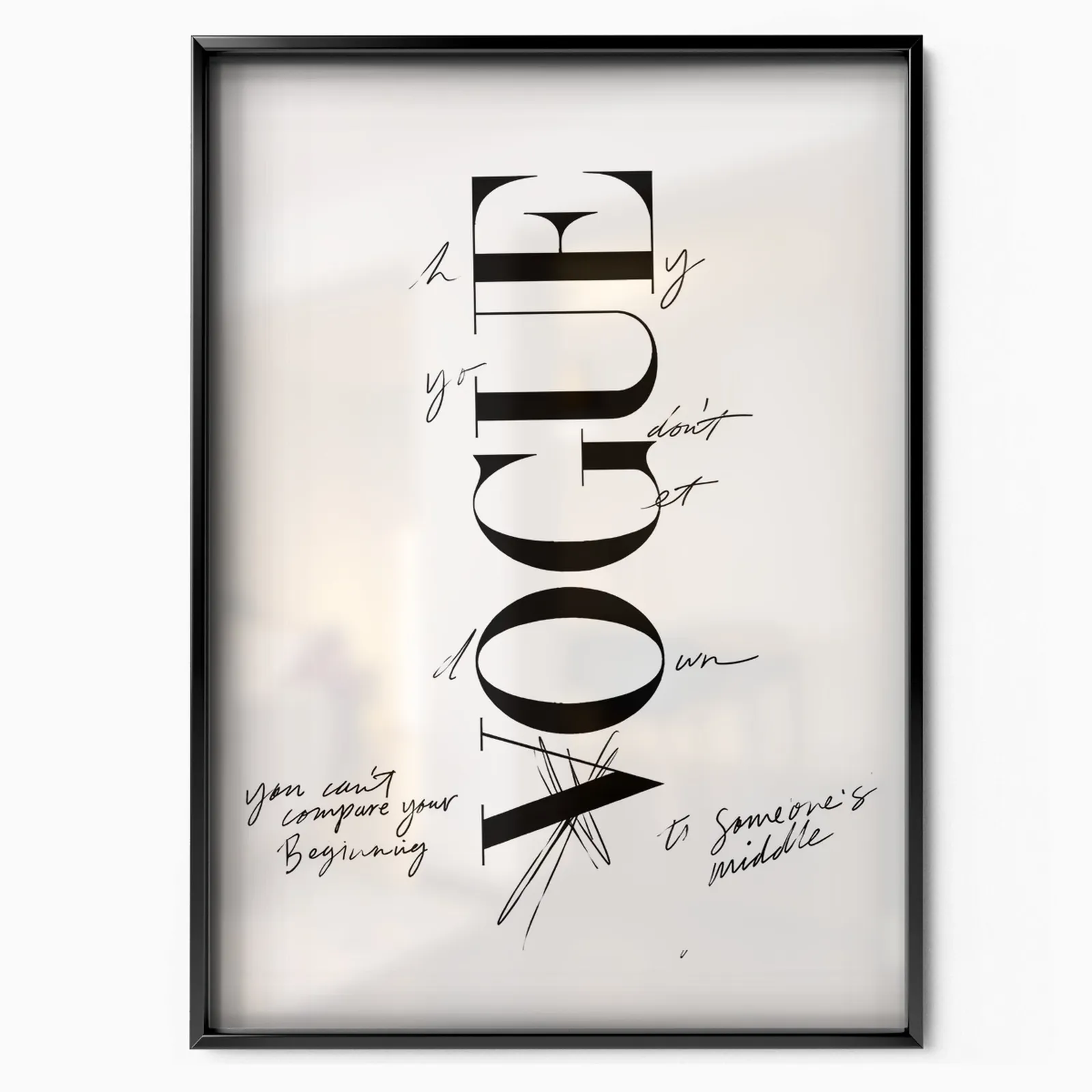 "Logotipo"  poster, museum grade matte print