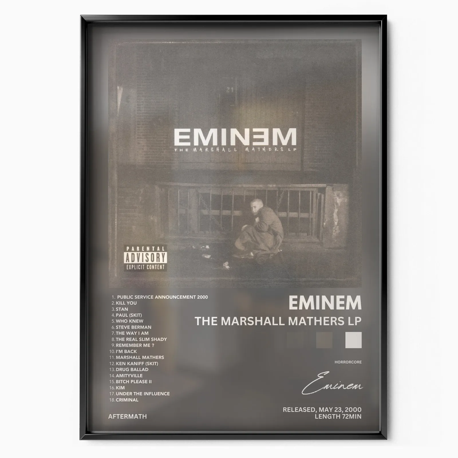 The Marshall Mathers LP poster