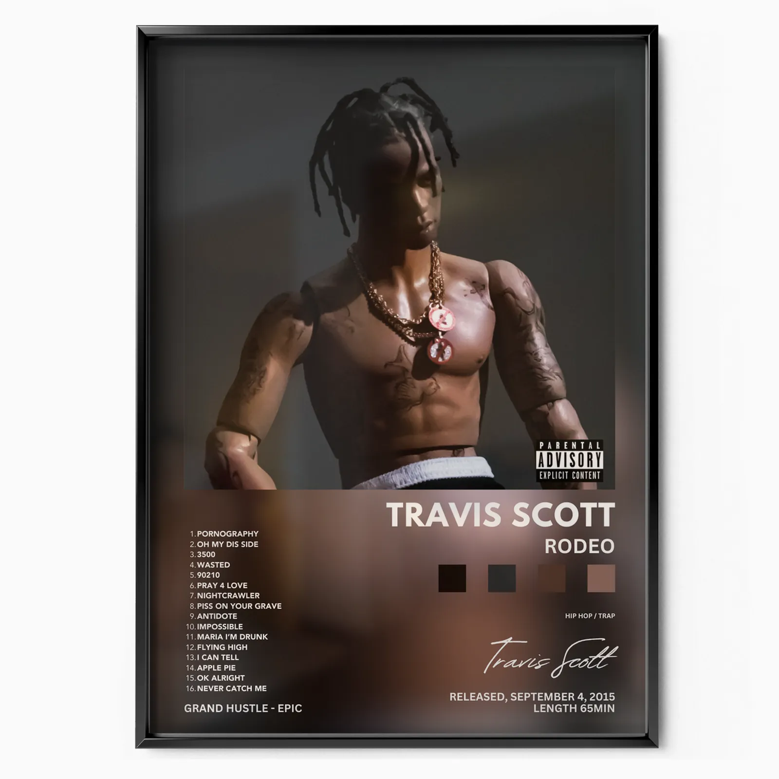 Le leggende di Juice World non muoiono mai poster, museum grade matte print