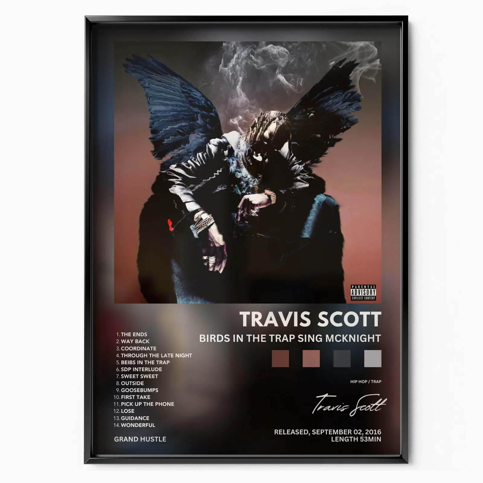 Travis Scott - BIRDS IN THE TRAP SING MCKNIGHT poster