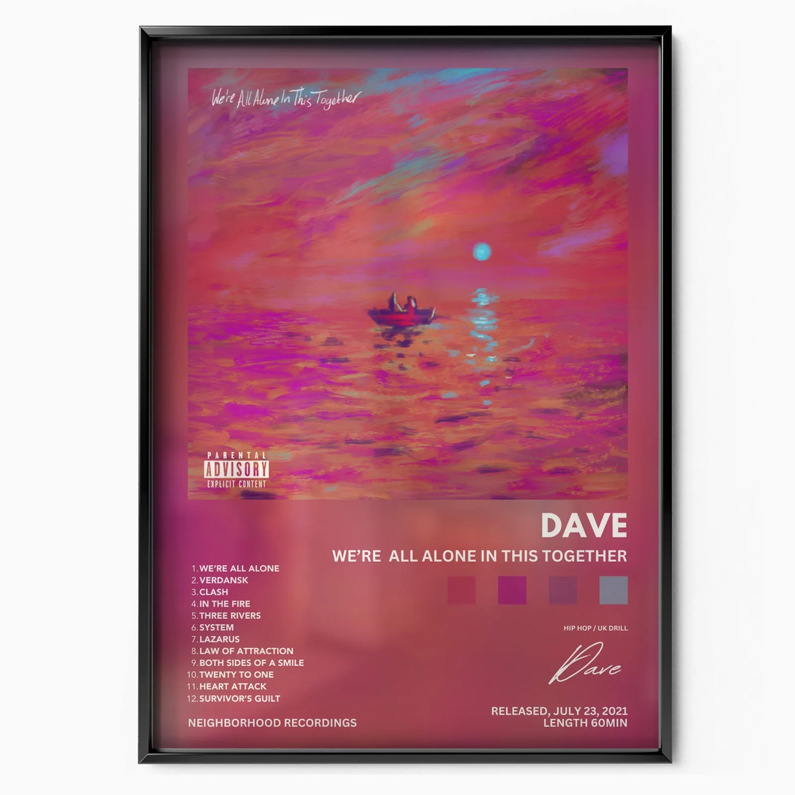 Dave - We're All Alone in This Together poster