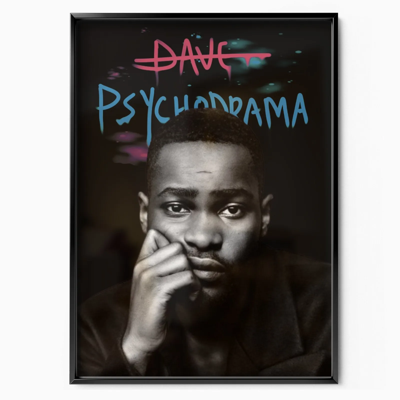 Psychodrama Graffiti poster, museum grade matte print