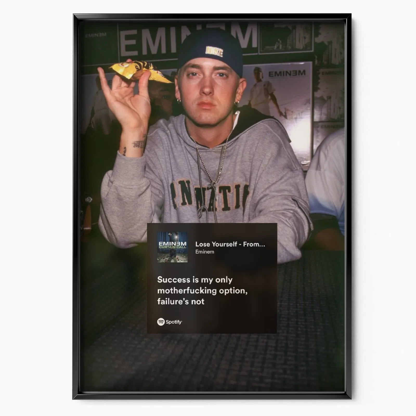 Lyrics Art poster, museum grade matte print