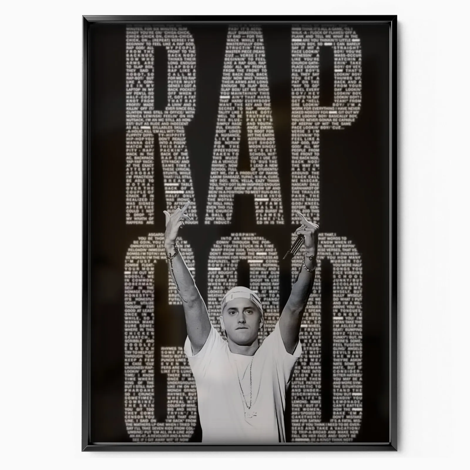 Rap God poster, museum grade matte print