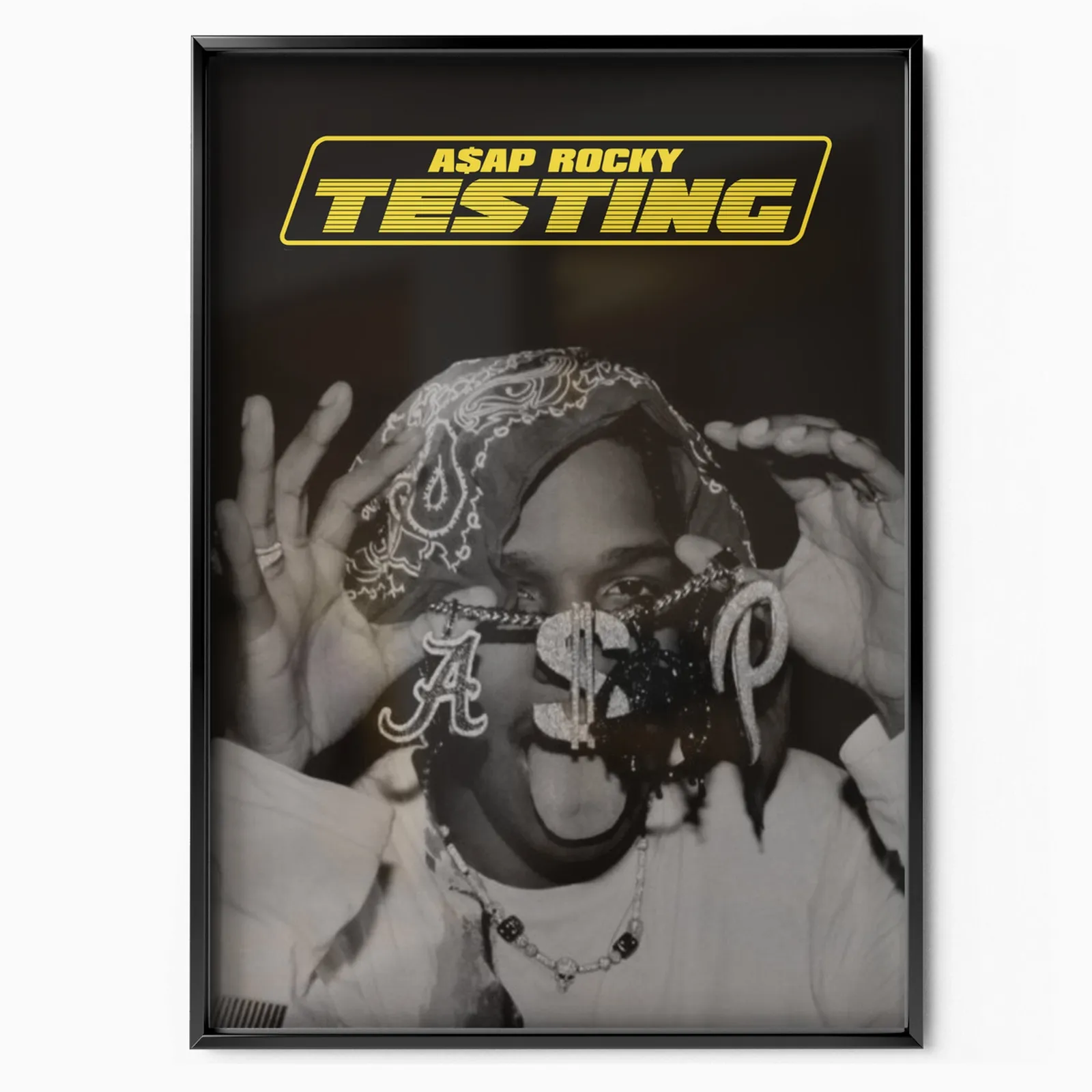 B&W Portrait poster, museum grade matte print