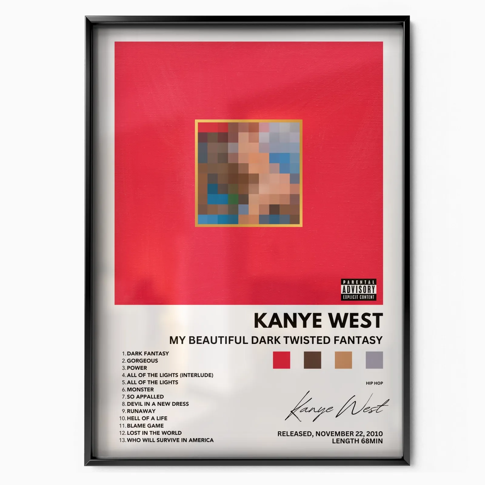 My Beautiful Dark Twisted Fantasy poster