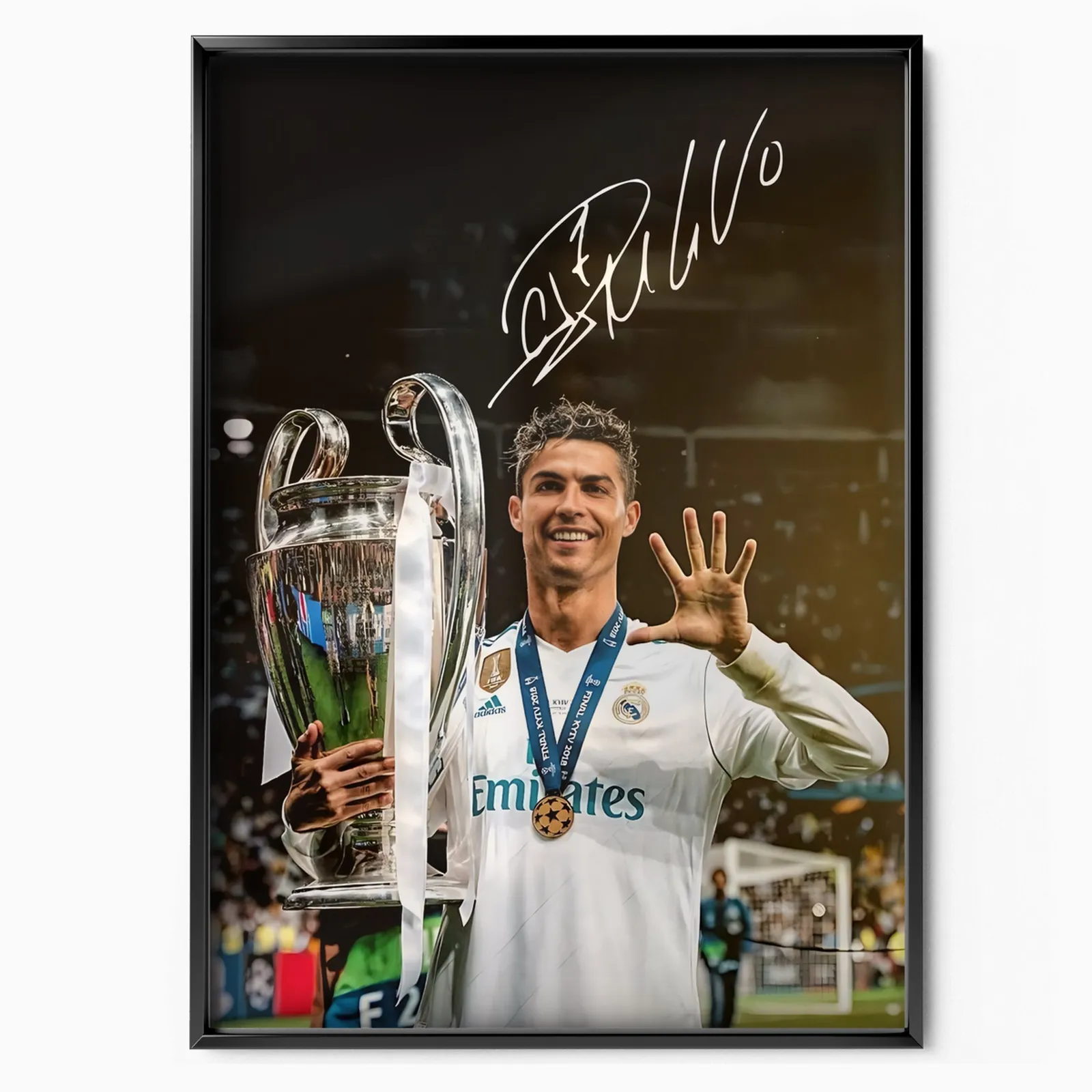 5 Champions League poster, museum grade matte print