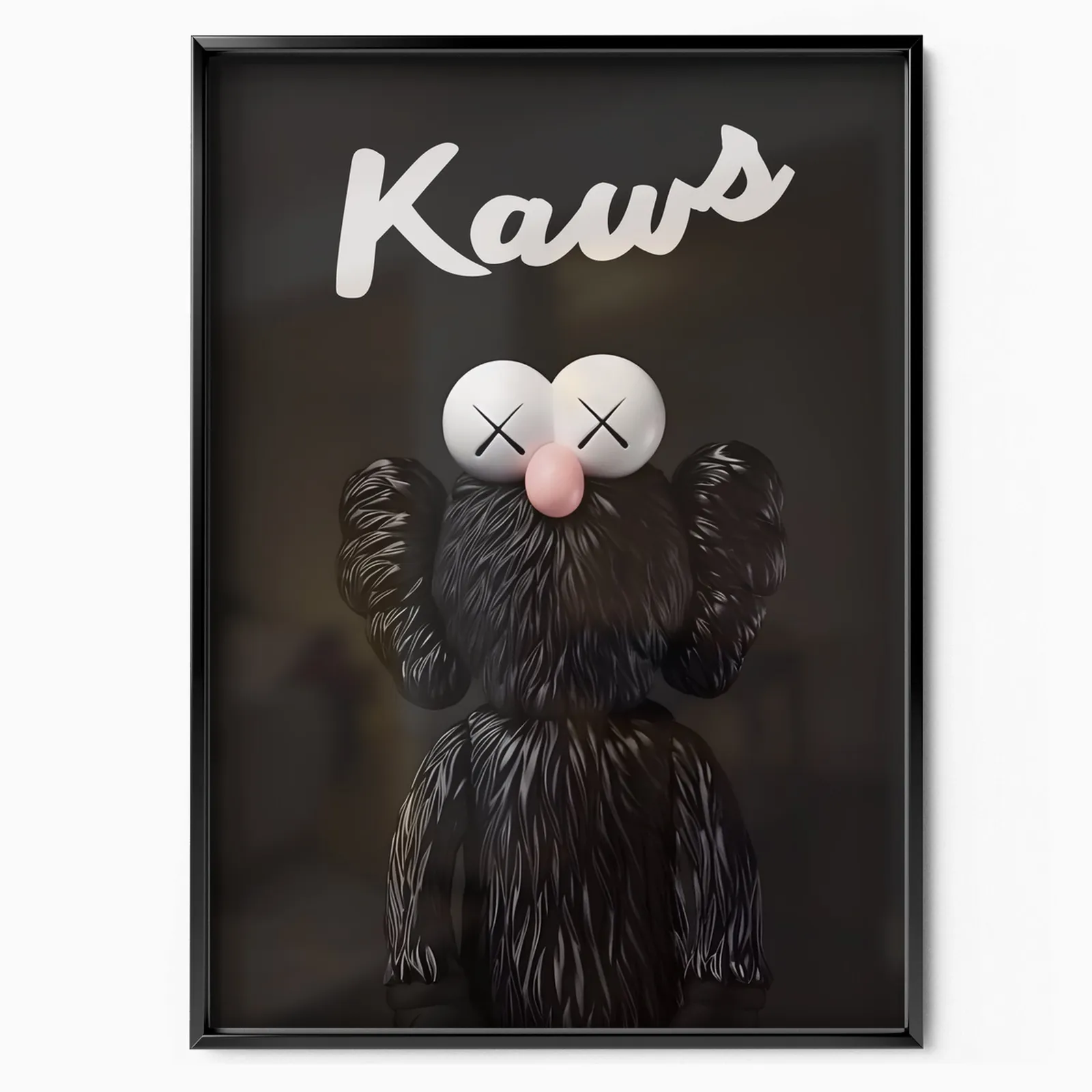 Figure Black poster, museum grade matte print