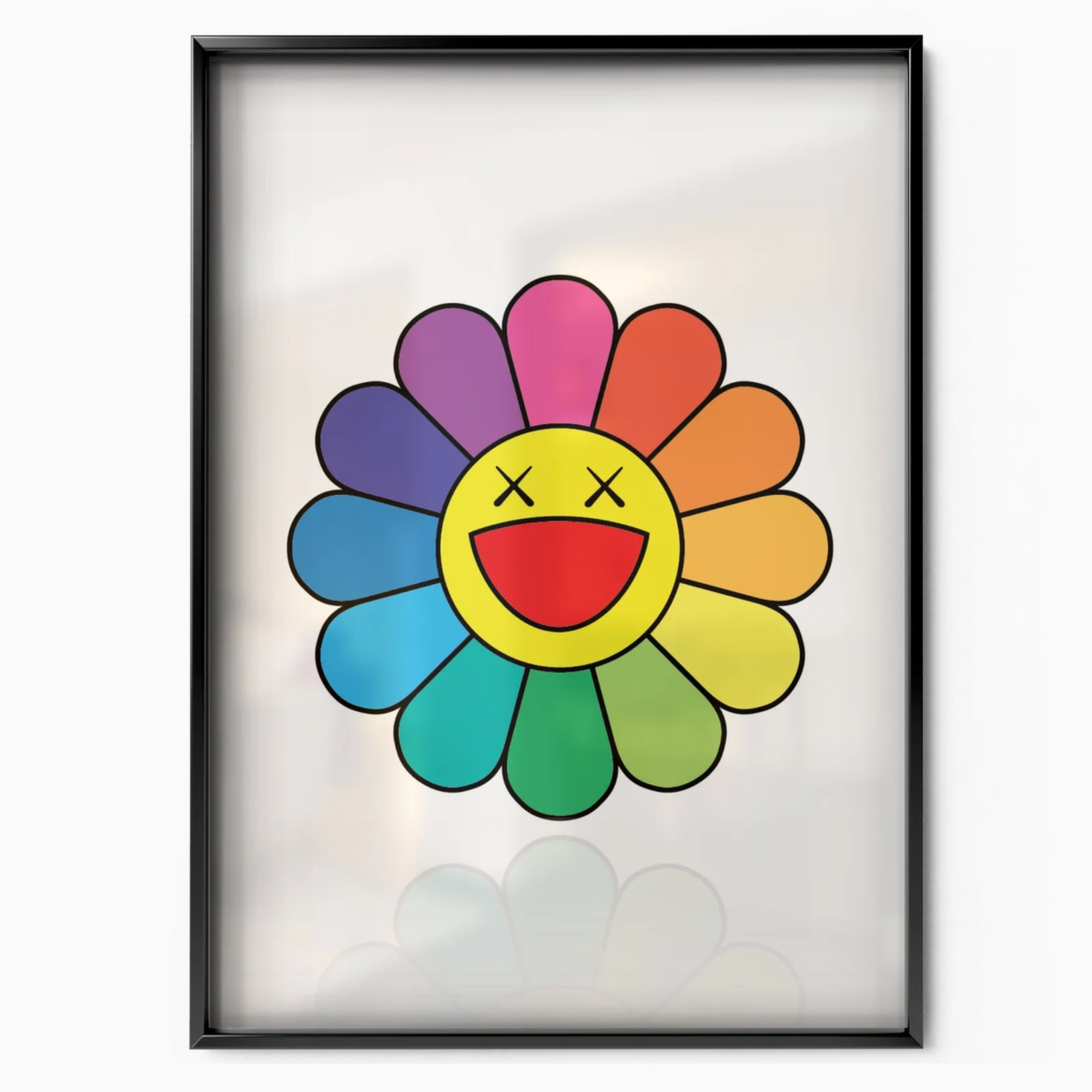 Flower poster, museum grade matte print