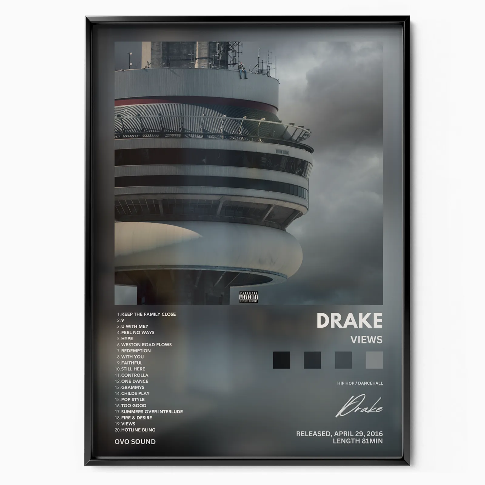 Laurea di Kanye West poster, museum grade matte print