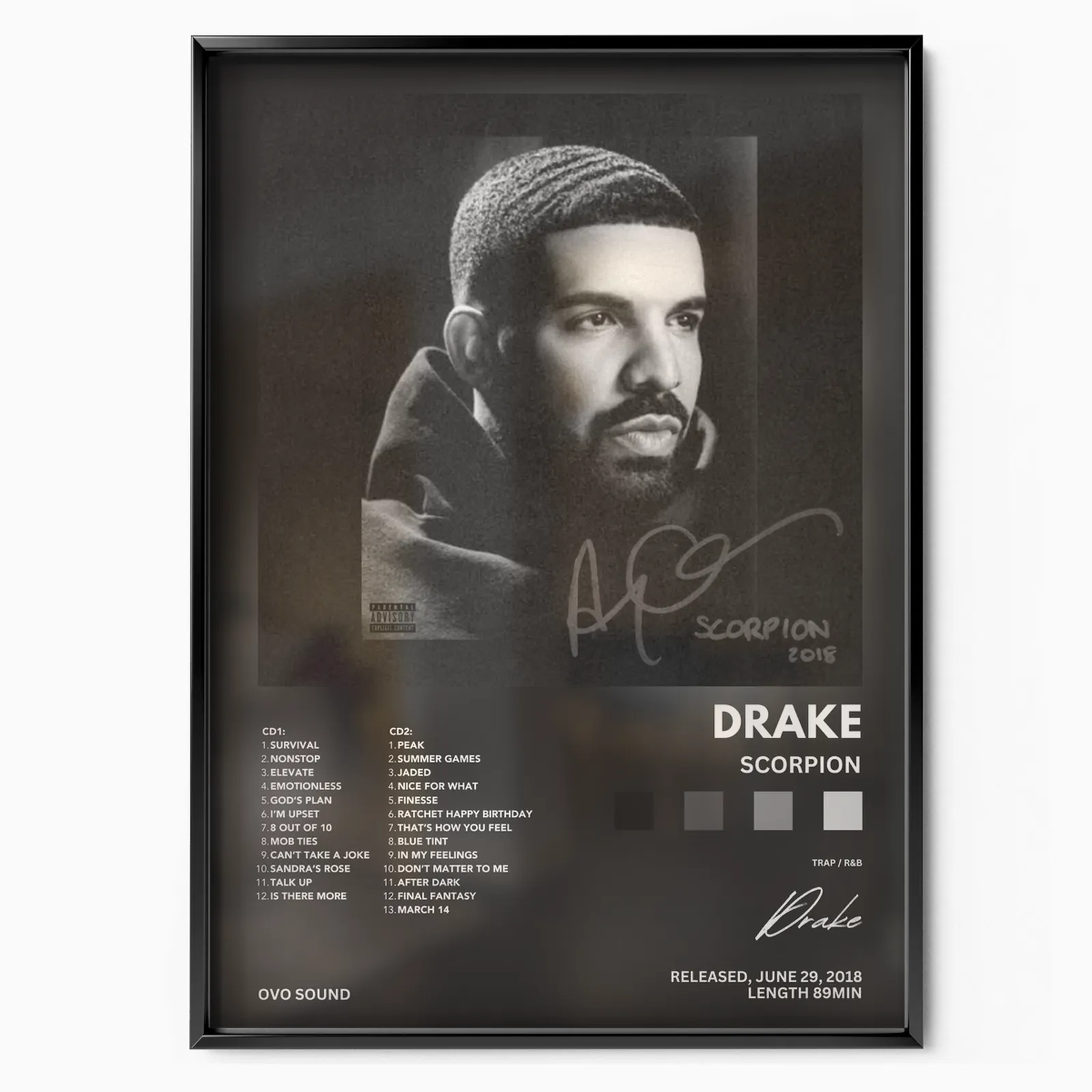 Laurea di Kanye West poster, museum grade matte print