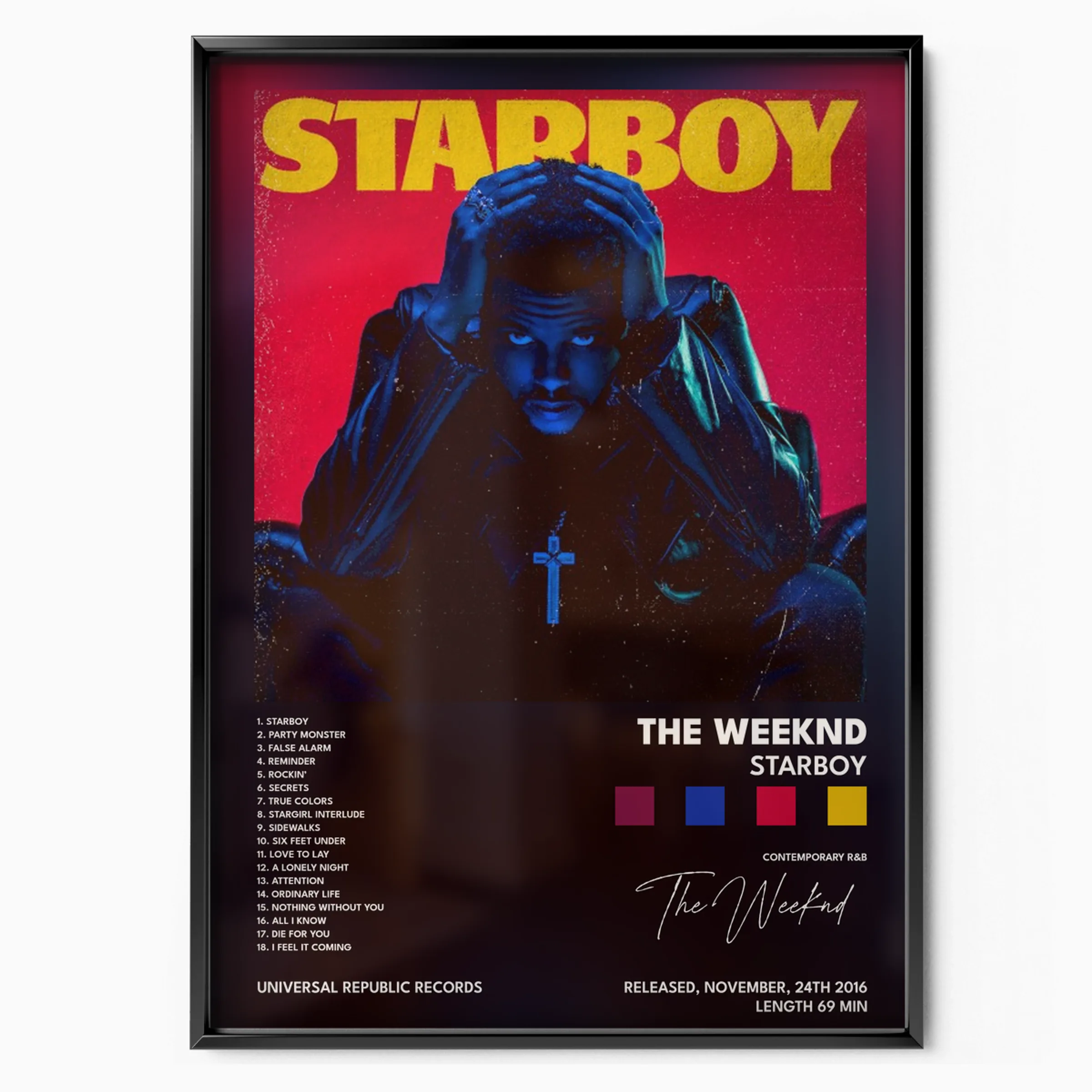 Laurea di Kanye West poster, museum grade matte print