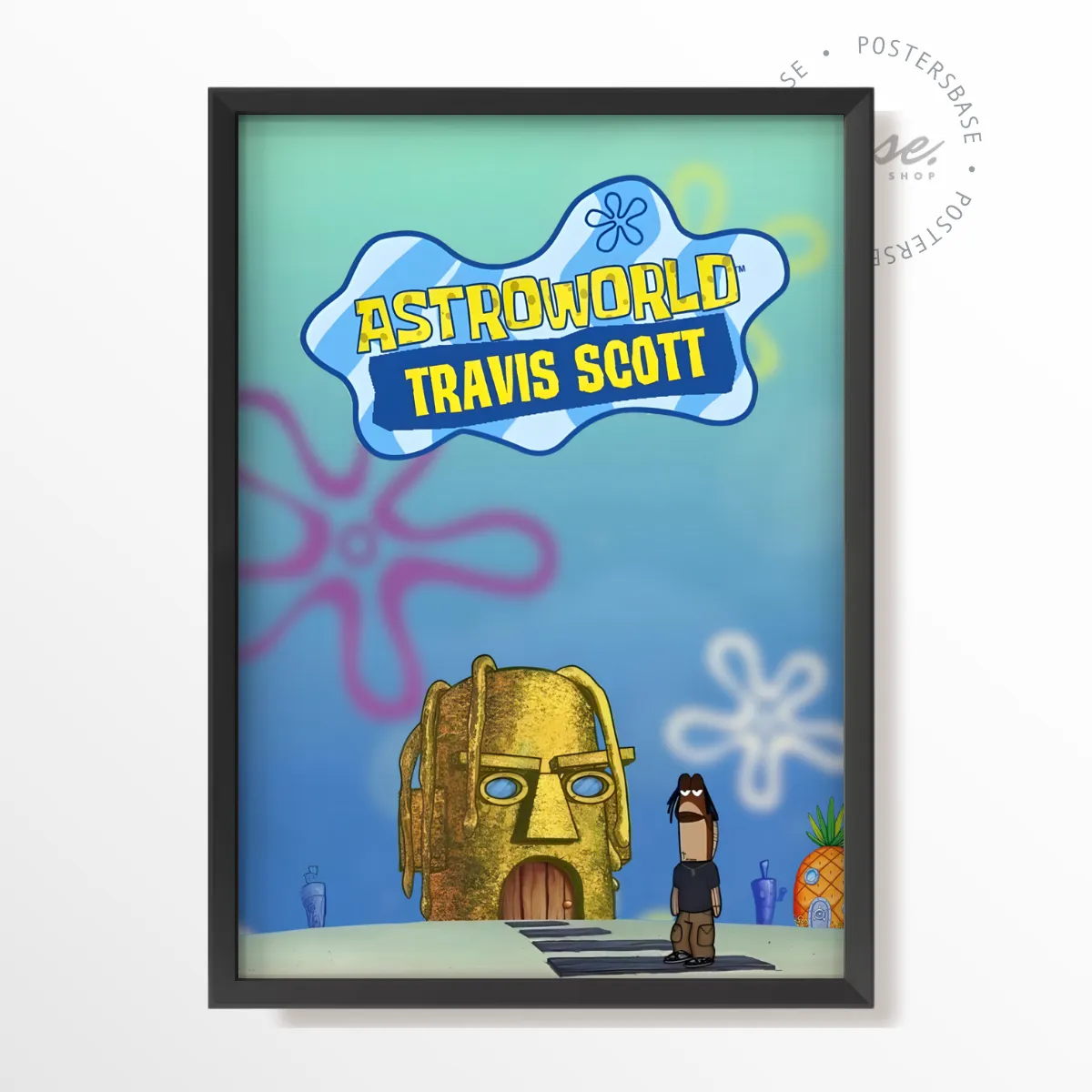 Underwater City poster, museum grade matte print