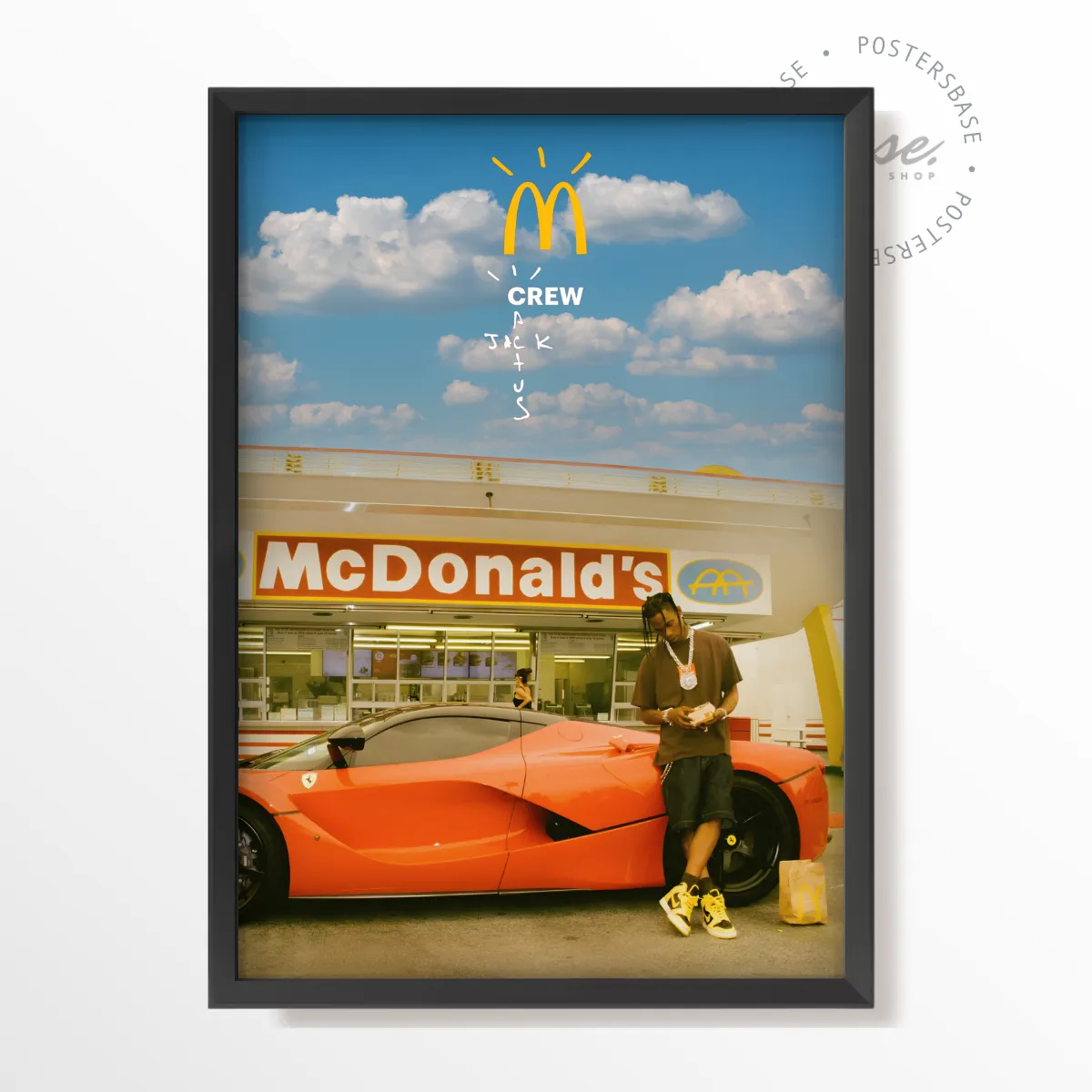 Travis Scott Blur poster, museum grade matte print