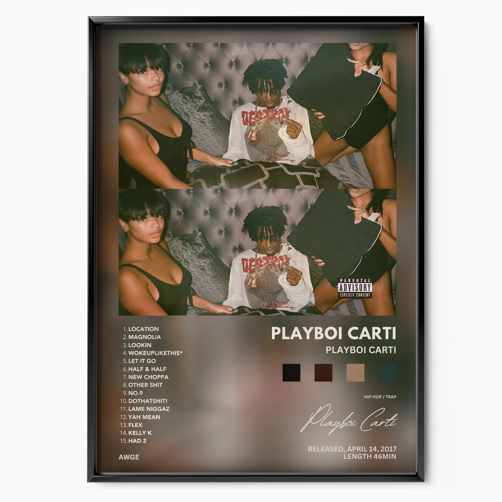 Le leggende di Juice World non muoiono mai poster, museum grade matte print