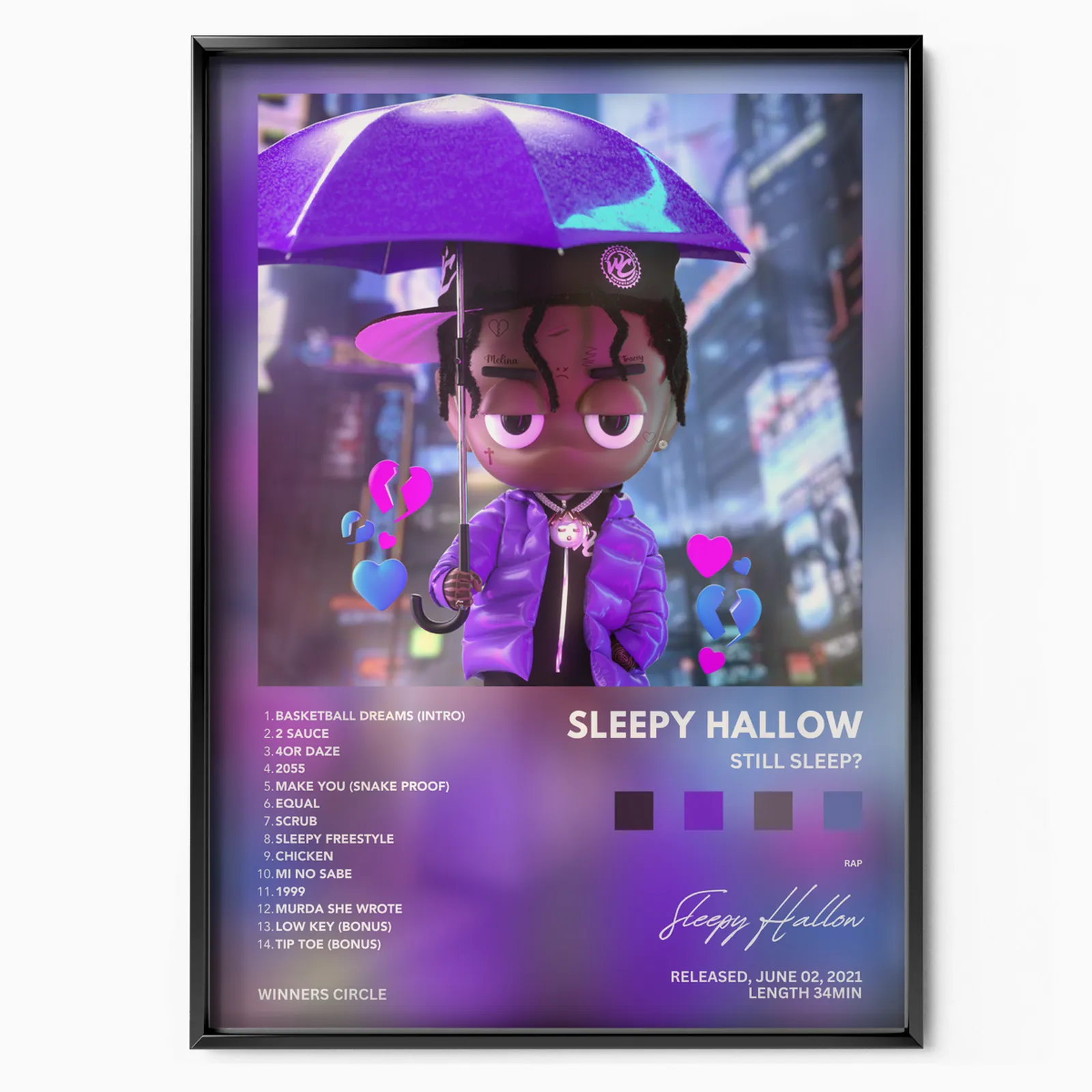 Sleepy Hallow 'Still Sleep?' poster, museum grade matte print