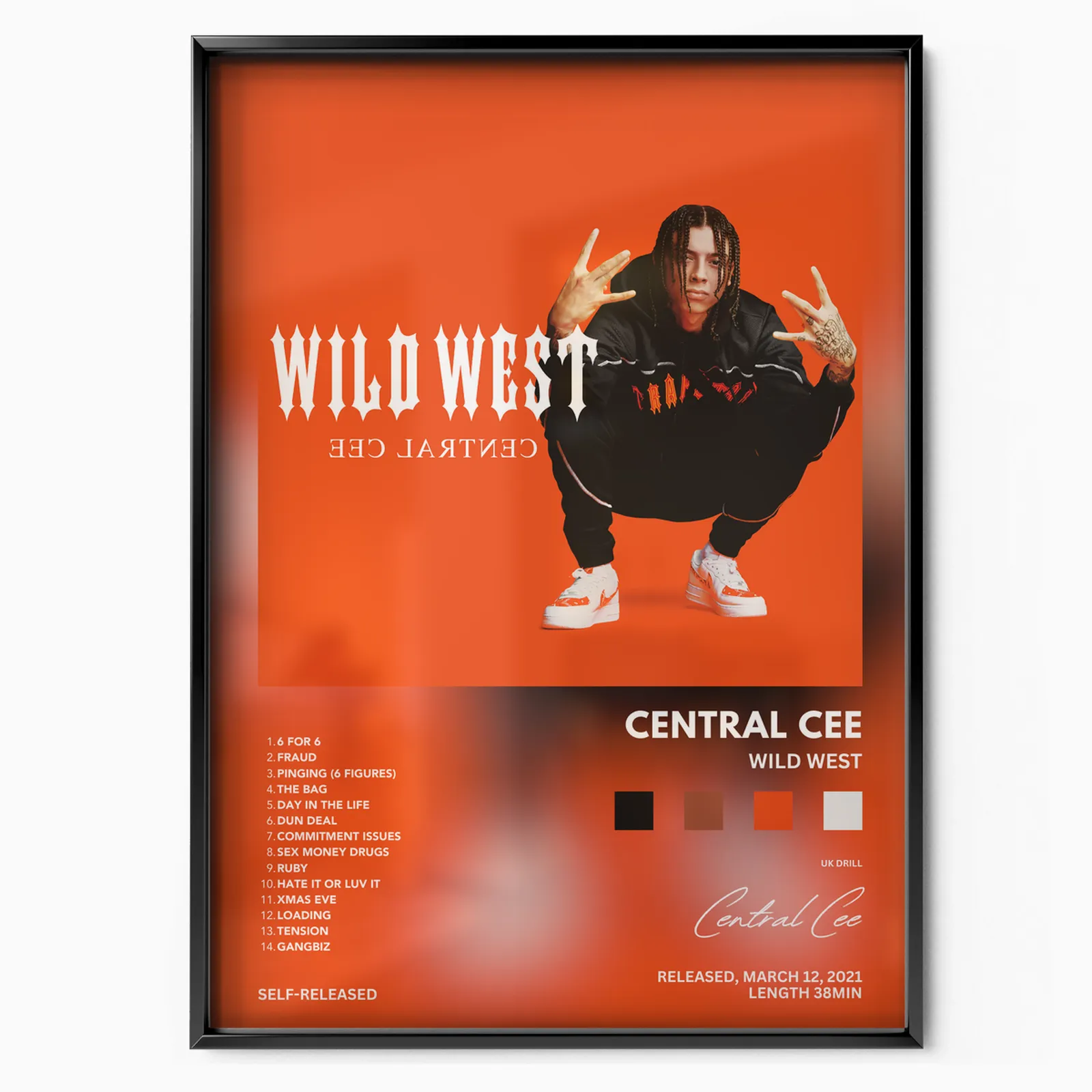 Central Cee - Wild West poster