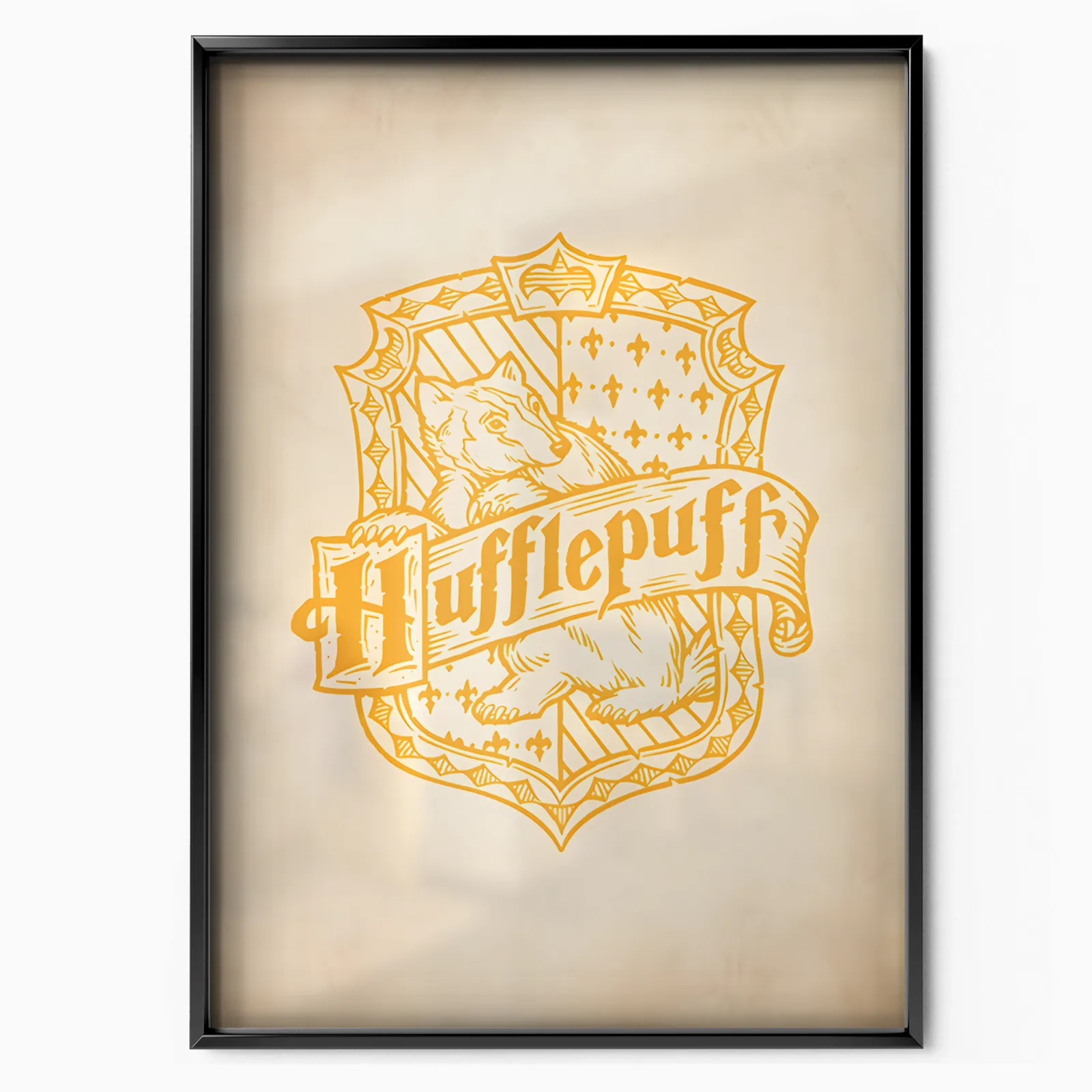 Hufflepuff Crest poster