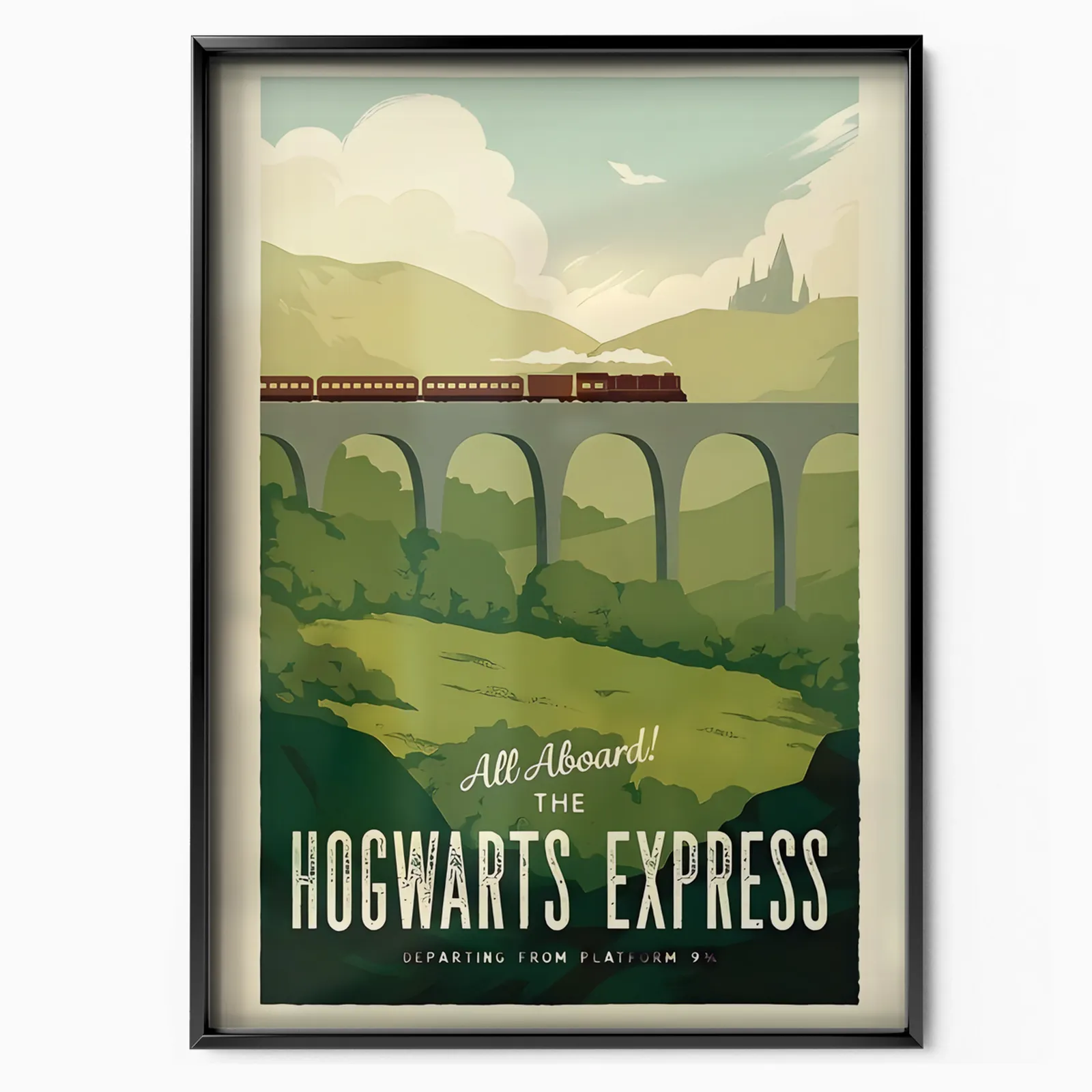 Hogwarts Express Vintage poster