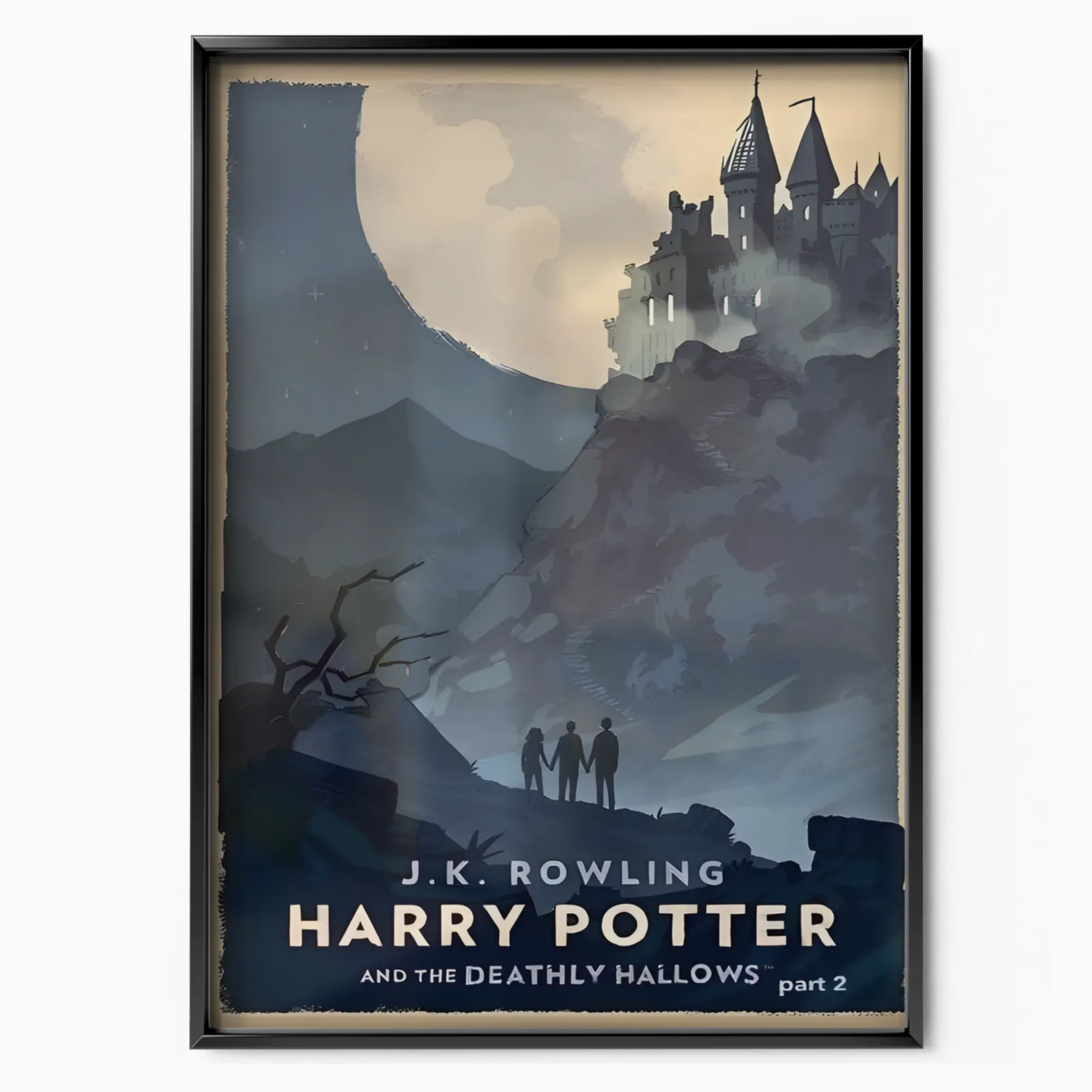 Harry Potter and the Deathly Hallows poster, museum grade matte print