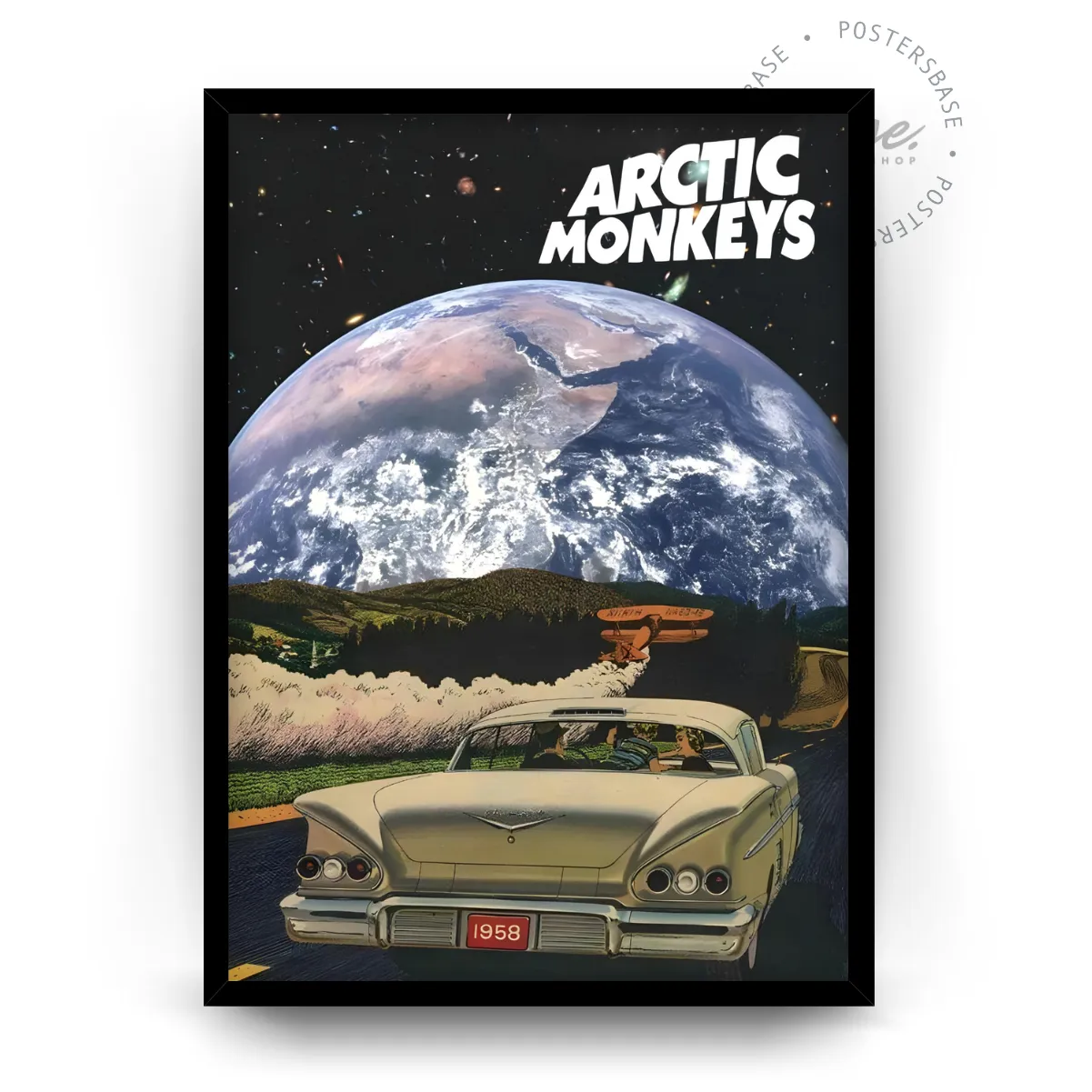 Car Portrait poster, museum grade matte print