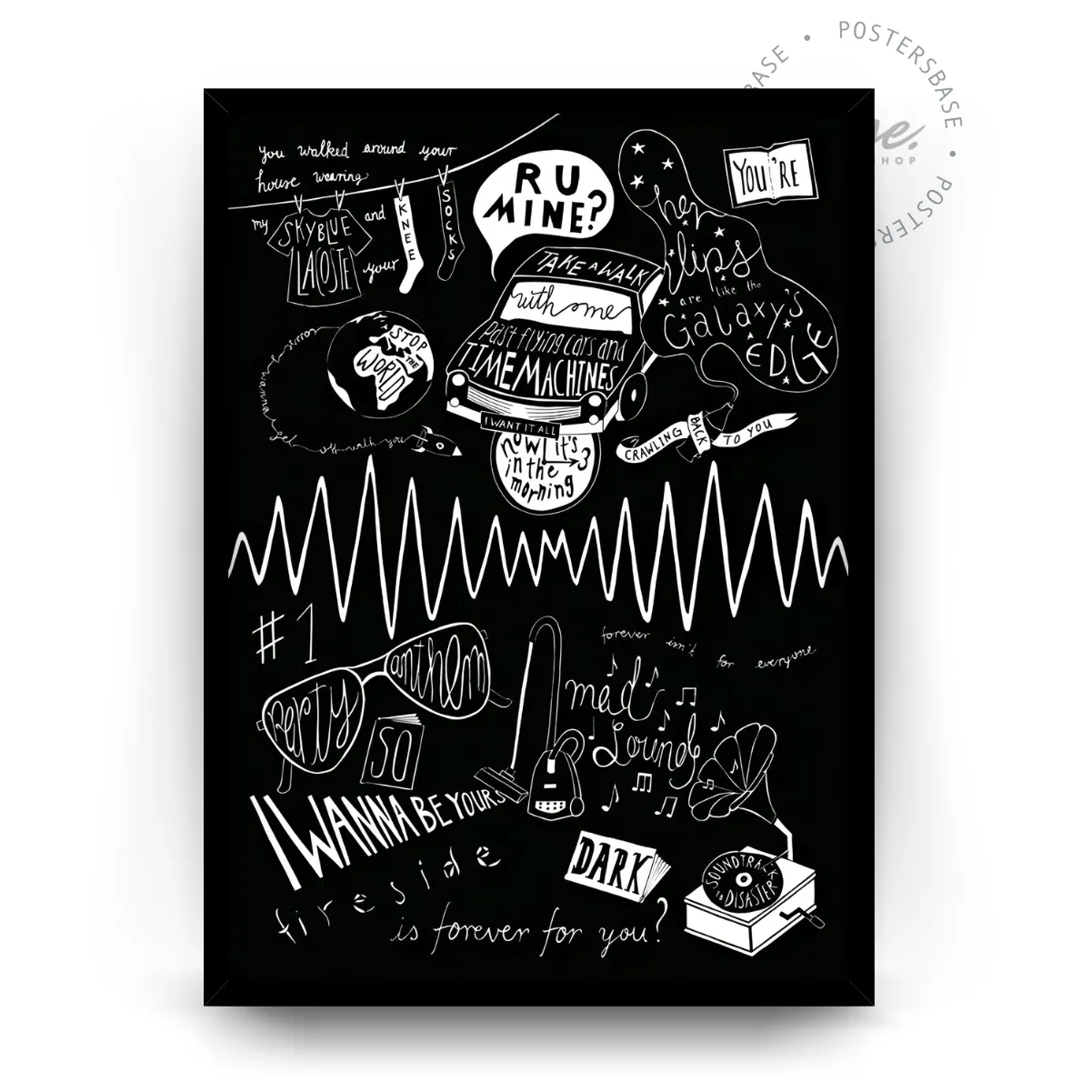 Jumble 2 poster, museum grade matte print