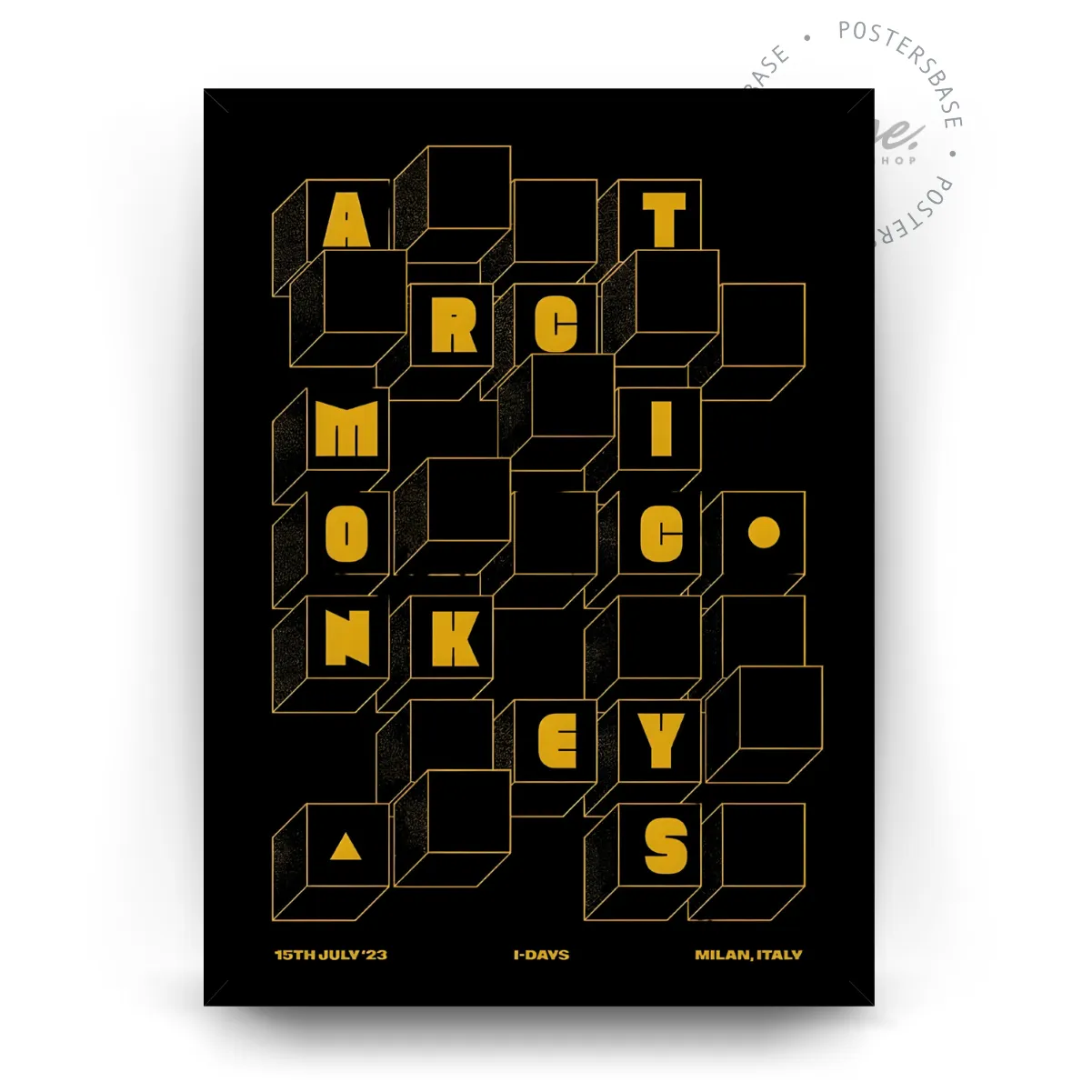 Live in Milan poster, museum grade matte print
